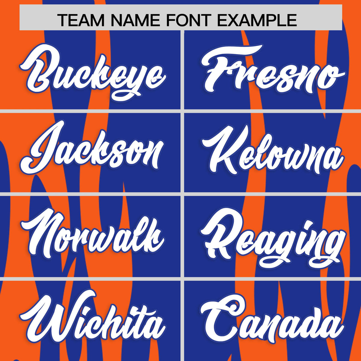 Custom Royal Orange Flame Pattern Authentic Pullover Baseball Jersey