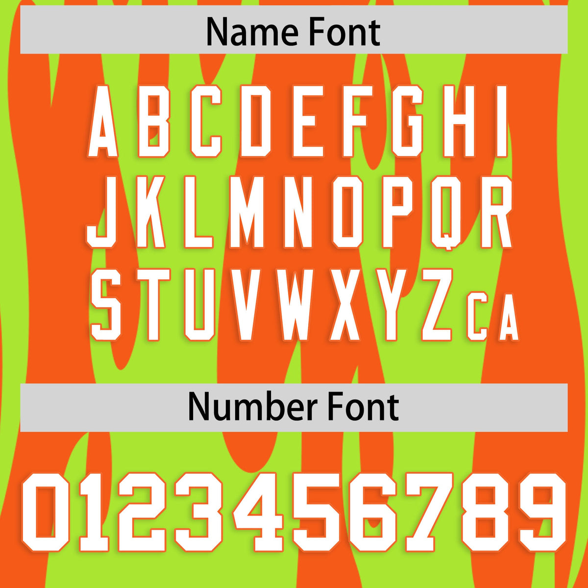 Custom Orange Neon Green Flame Pattern Authentic Pullover Baseball Jersey