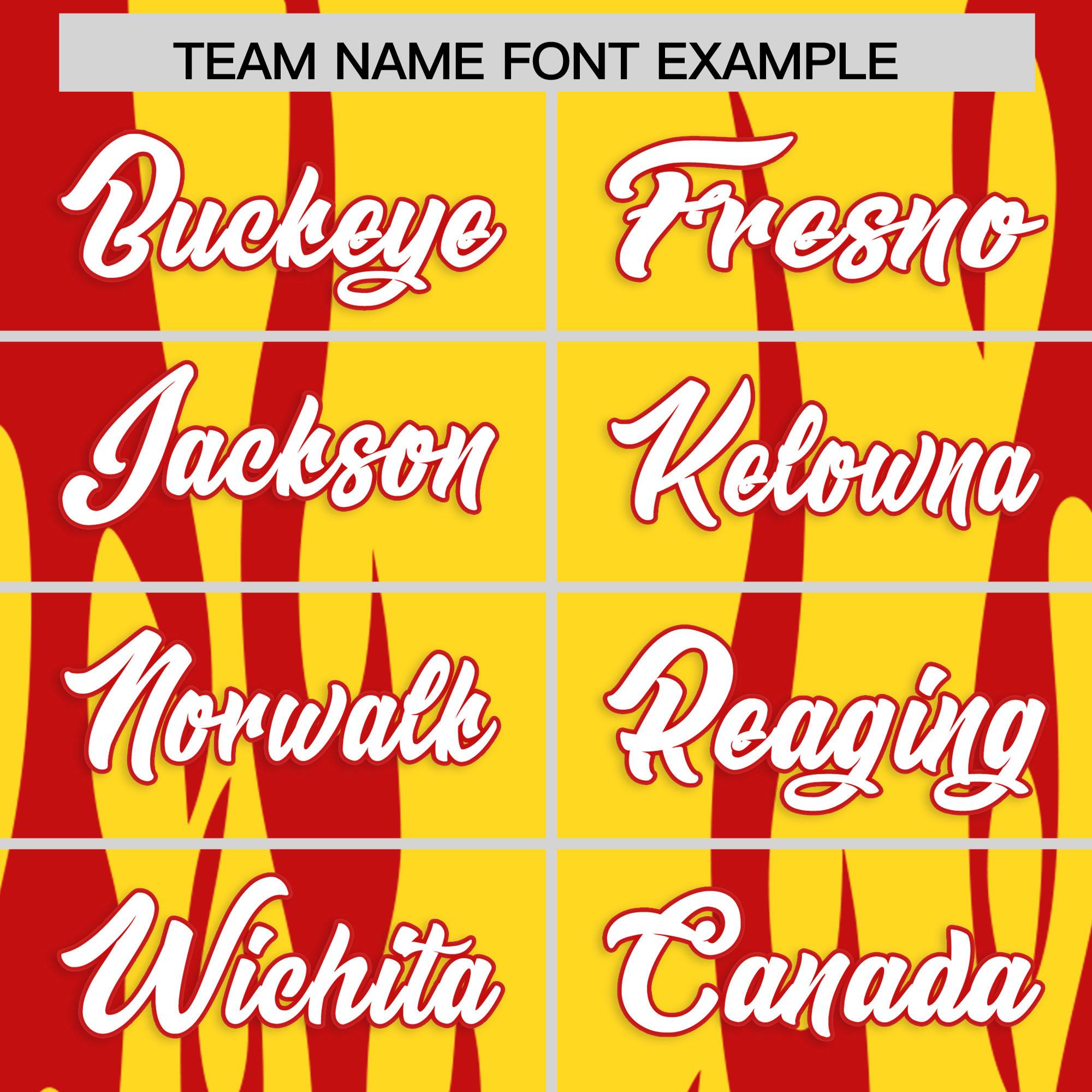 Custom Gold Red Flame Pattern Authentic Pullover Baseball Jersey