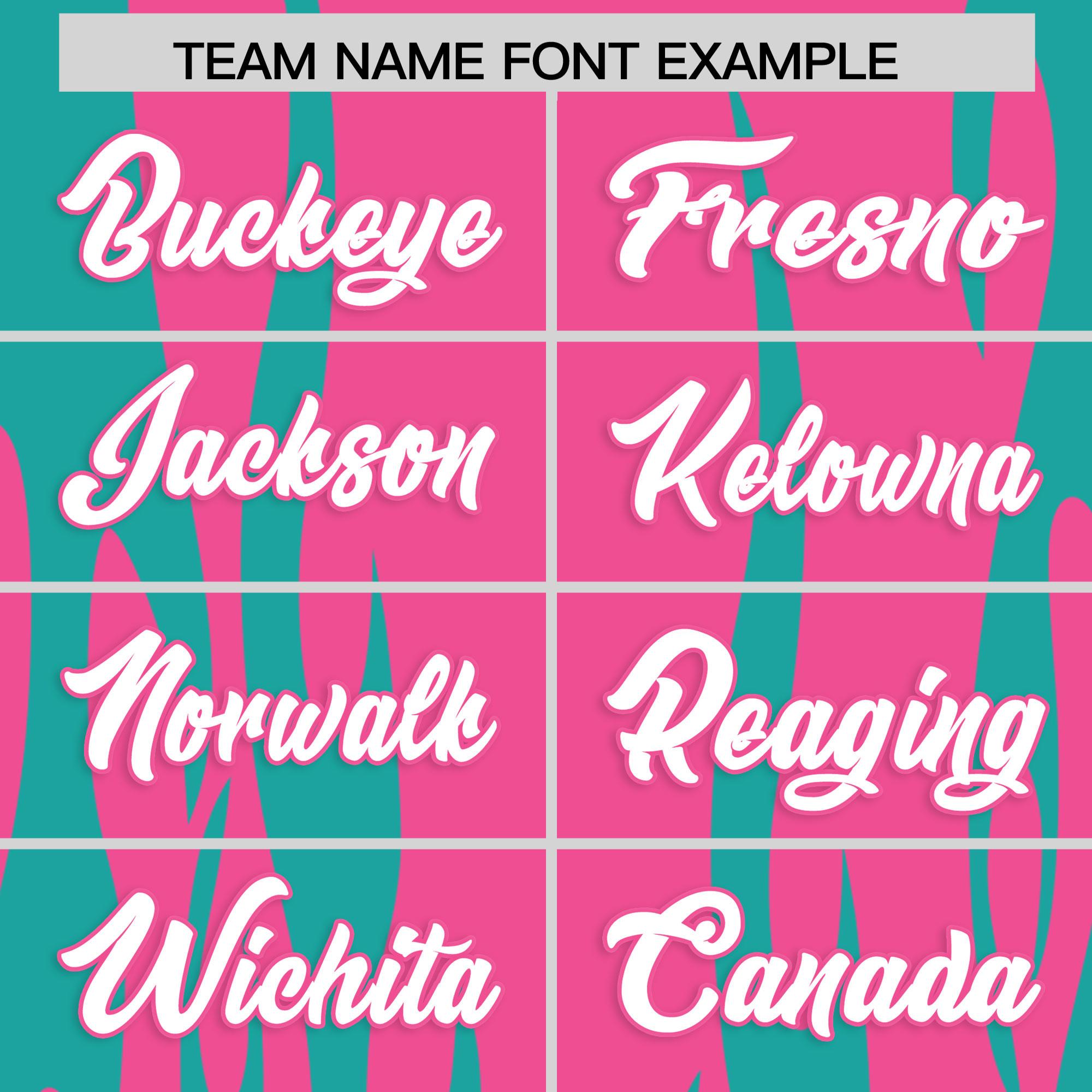 Custom Pink Aqua Flame Pattern Authentic Pullover Baseball Jersey