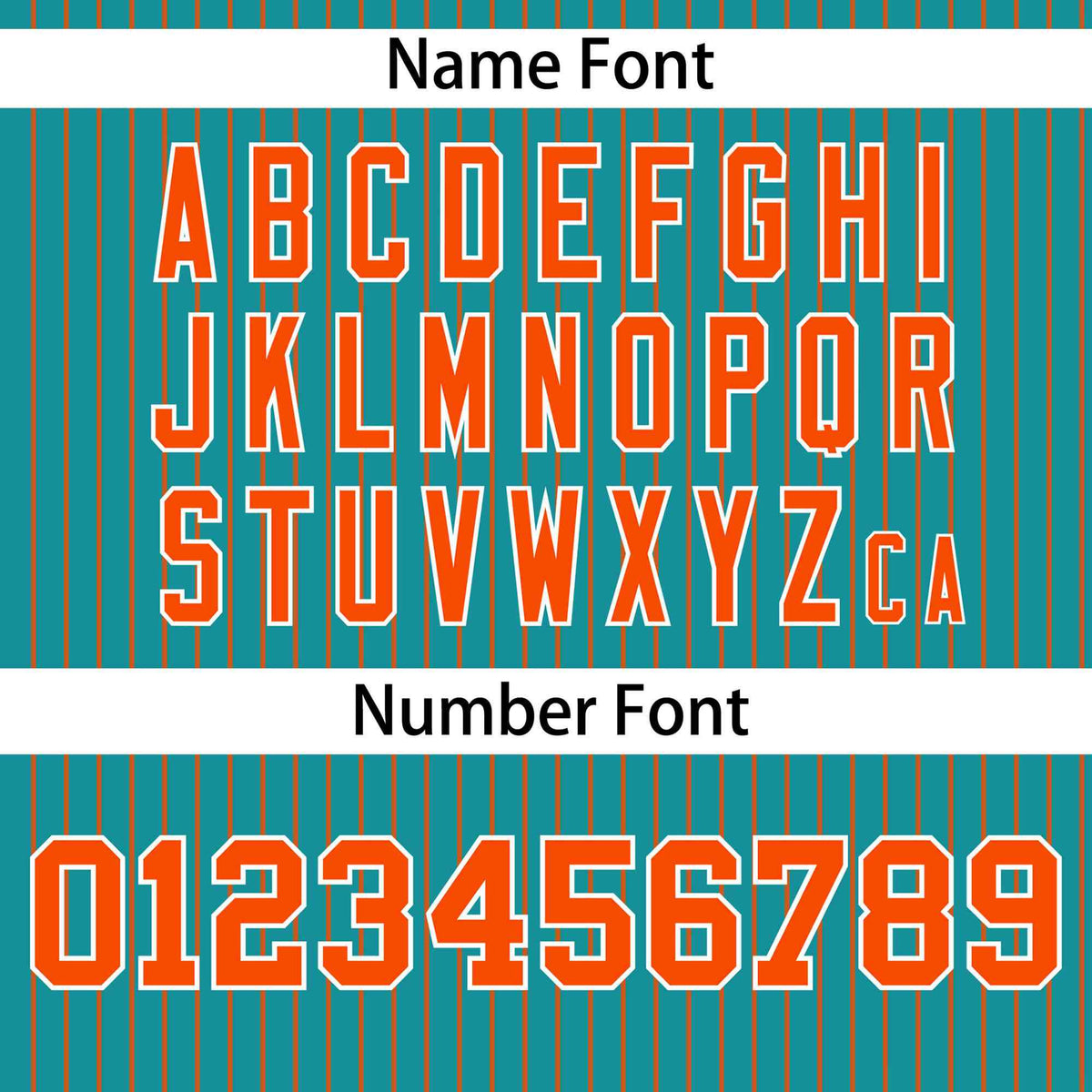 Custom Aqua Orange Stripe Fashion Authentic Pullover Baseball Jersey