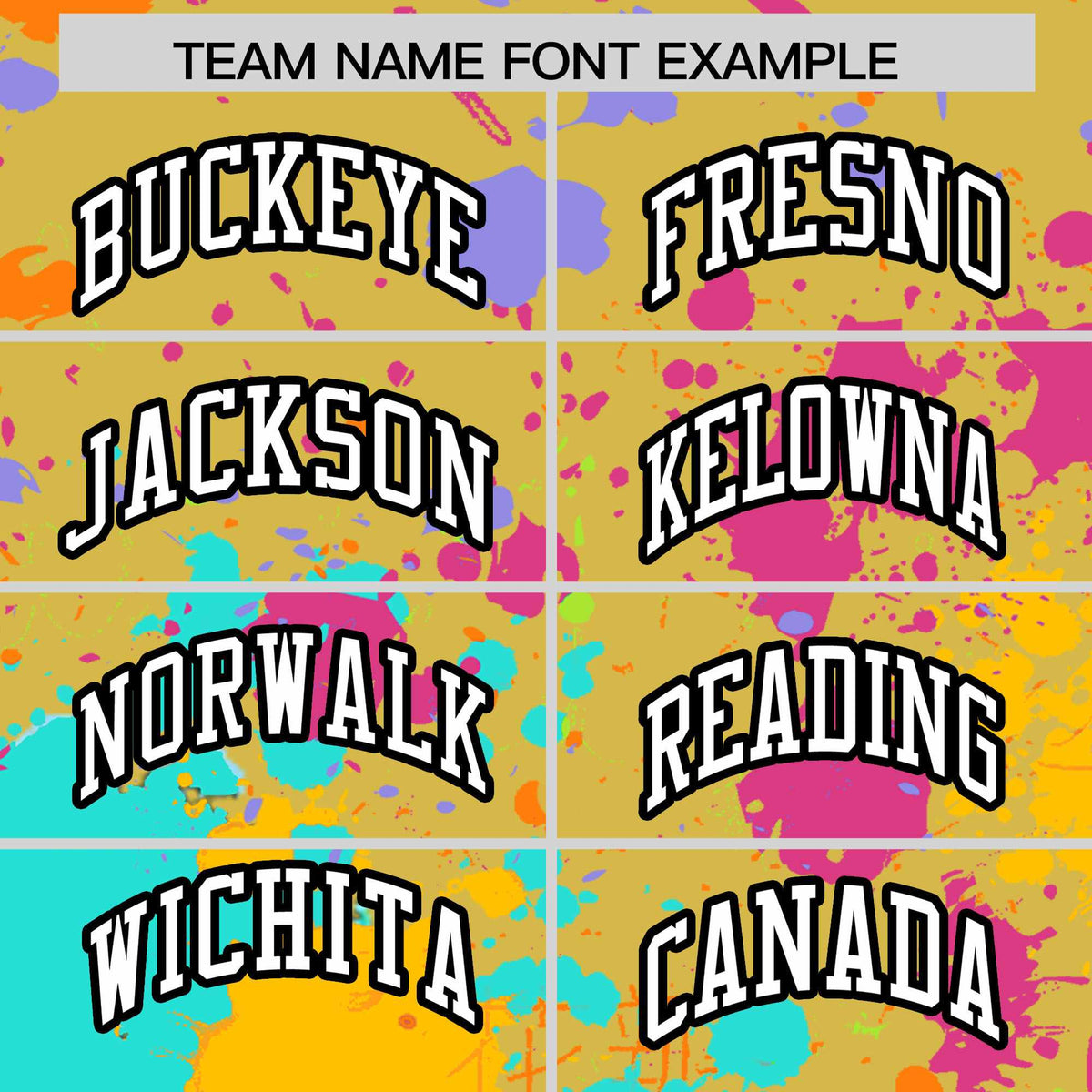 Custom Old Gold Graffiti Fashion Baseball Jersey For Women| KXKSHOP