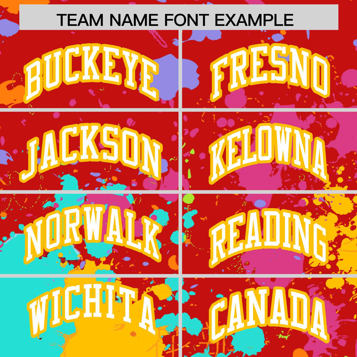 Custom Red Graffiti Fashion Baseball Jersey For Women| KXKSHOP