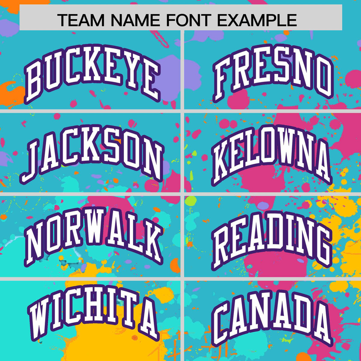 Custom Sky Blue Graffiti Fashion Baseball Jersey For Women| KXKSHOP