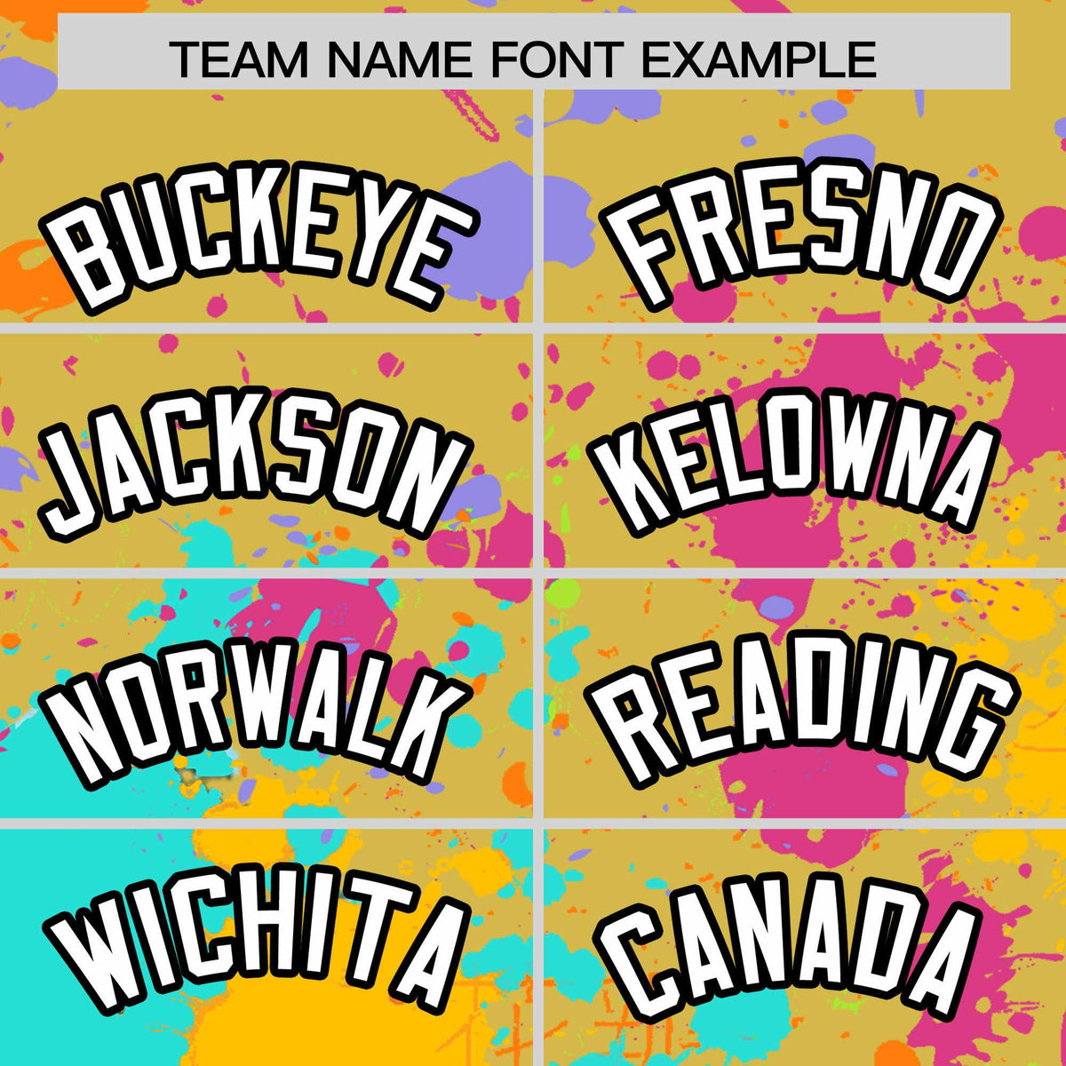 Custom Old Gold Graffiti Fashion Baseball Jersey For Women| KXKSHOP