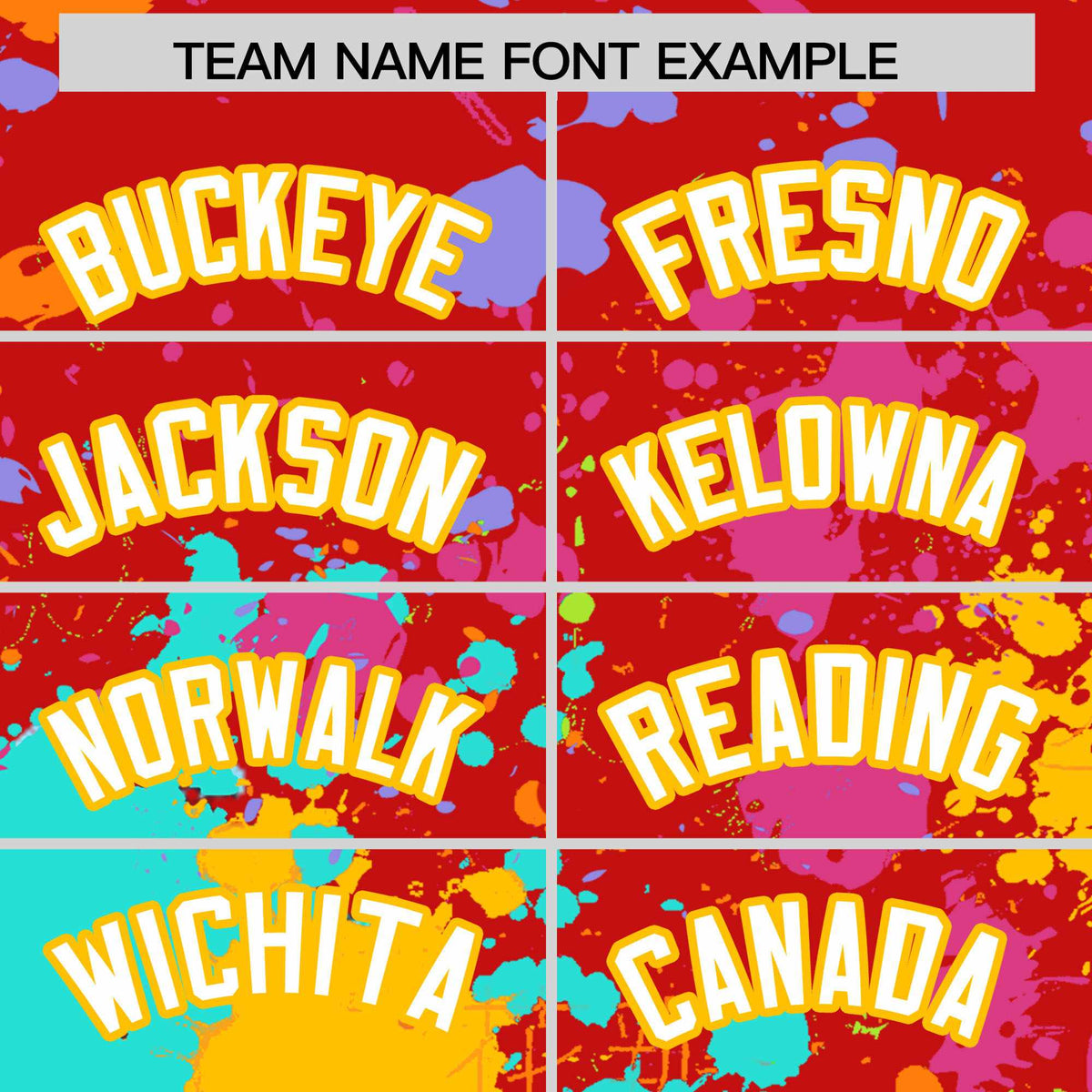 Custom Red Graffiti Fashion Baseball Jersey For Women| KXKSHOP