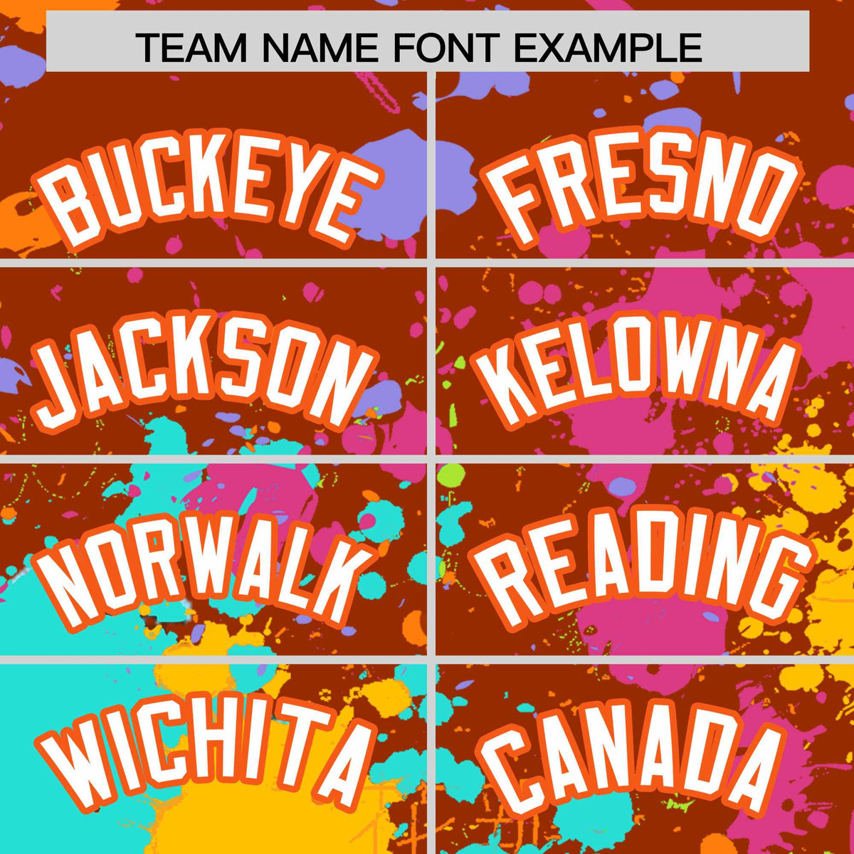 Custom Texas Orange Graffiti Fashion Baseball Jersey For Women| KXKSHOP