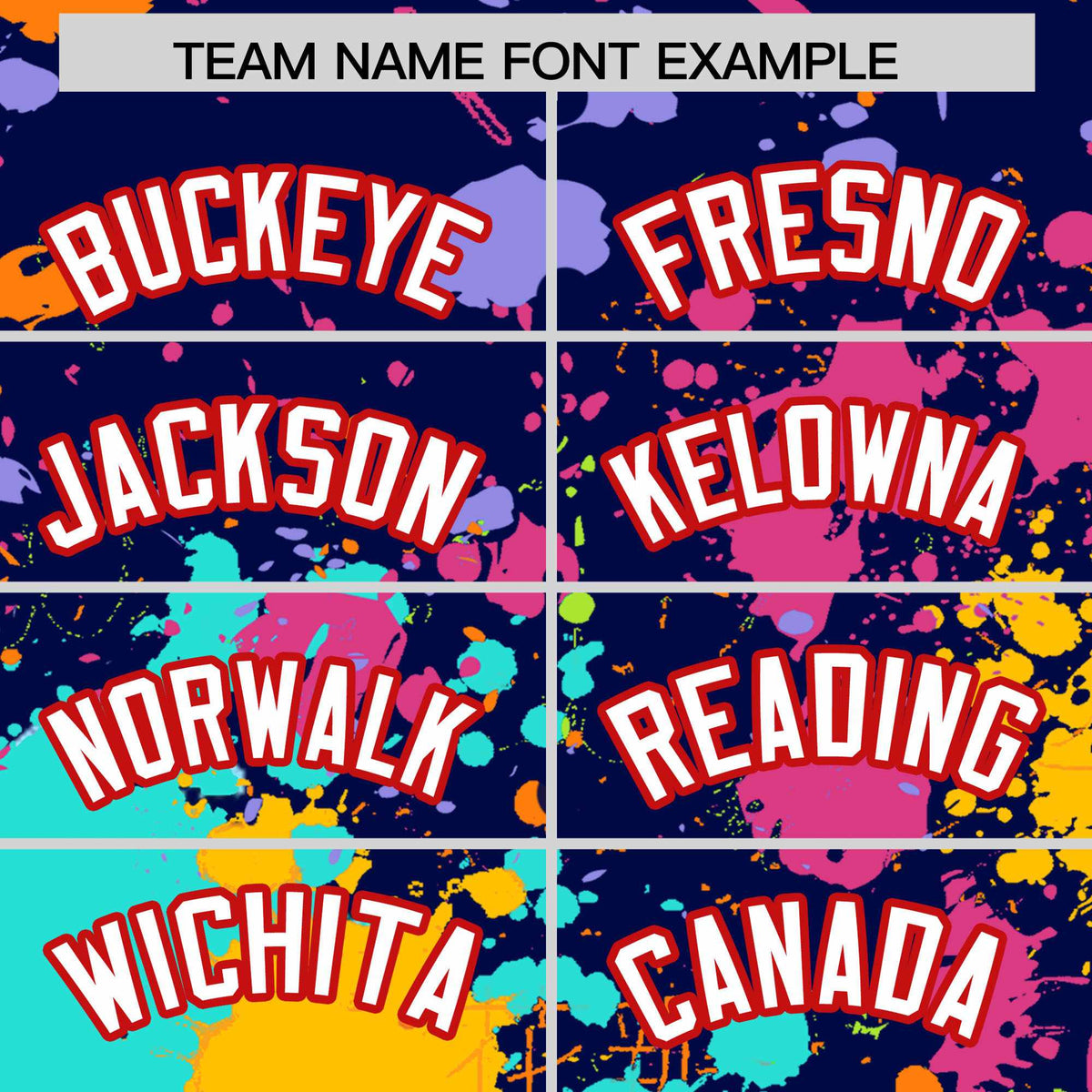 Custom Navy Graffiti Fashion Baseball Jersey For Women| KXKSHOP