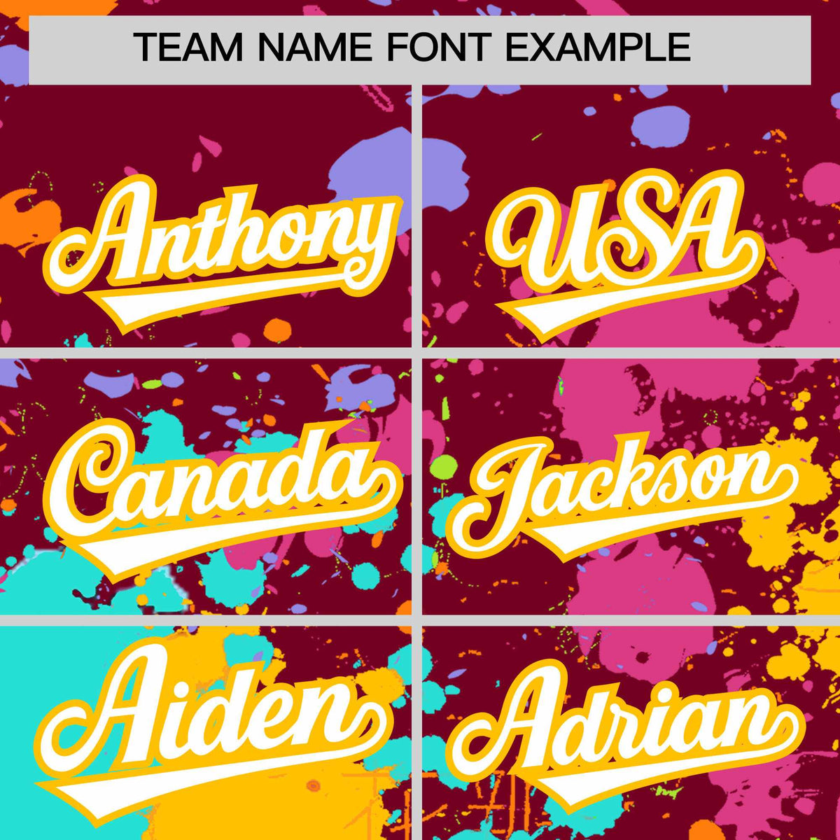 Custom Crimson Graffiti Fashion Baseball Jersey For Women| KXKSHOP