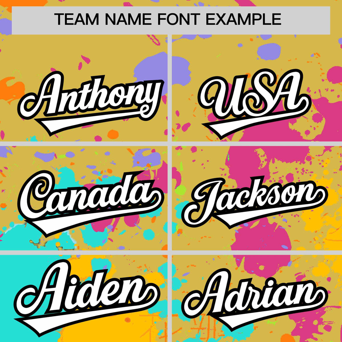 Custom Old Gold Graffiti Fashion Baseball Jersey For Women| KXKSHOP