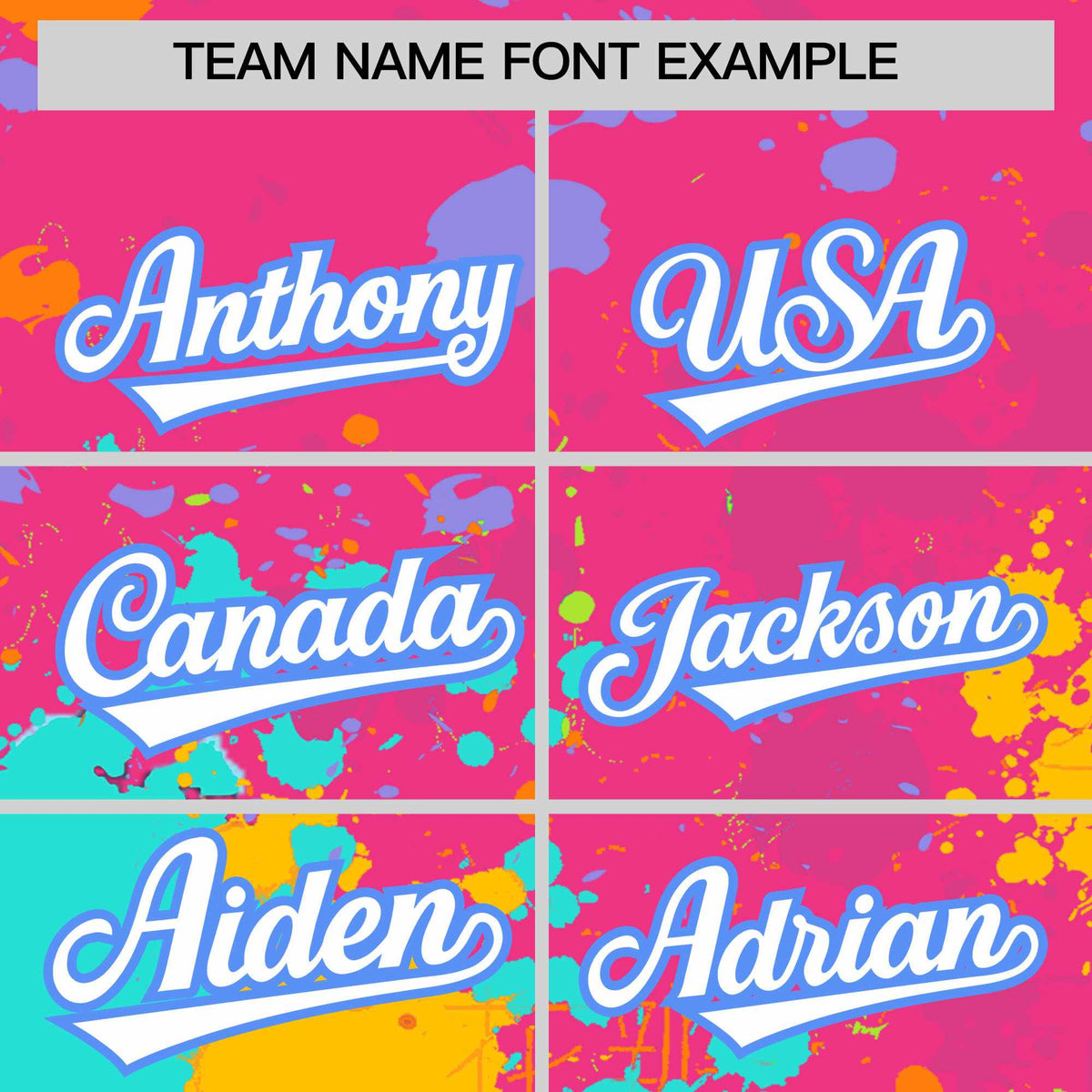 Custom Pink Graffiti Fashion Baseball Jersey For Women| KXKSHOP