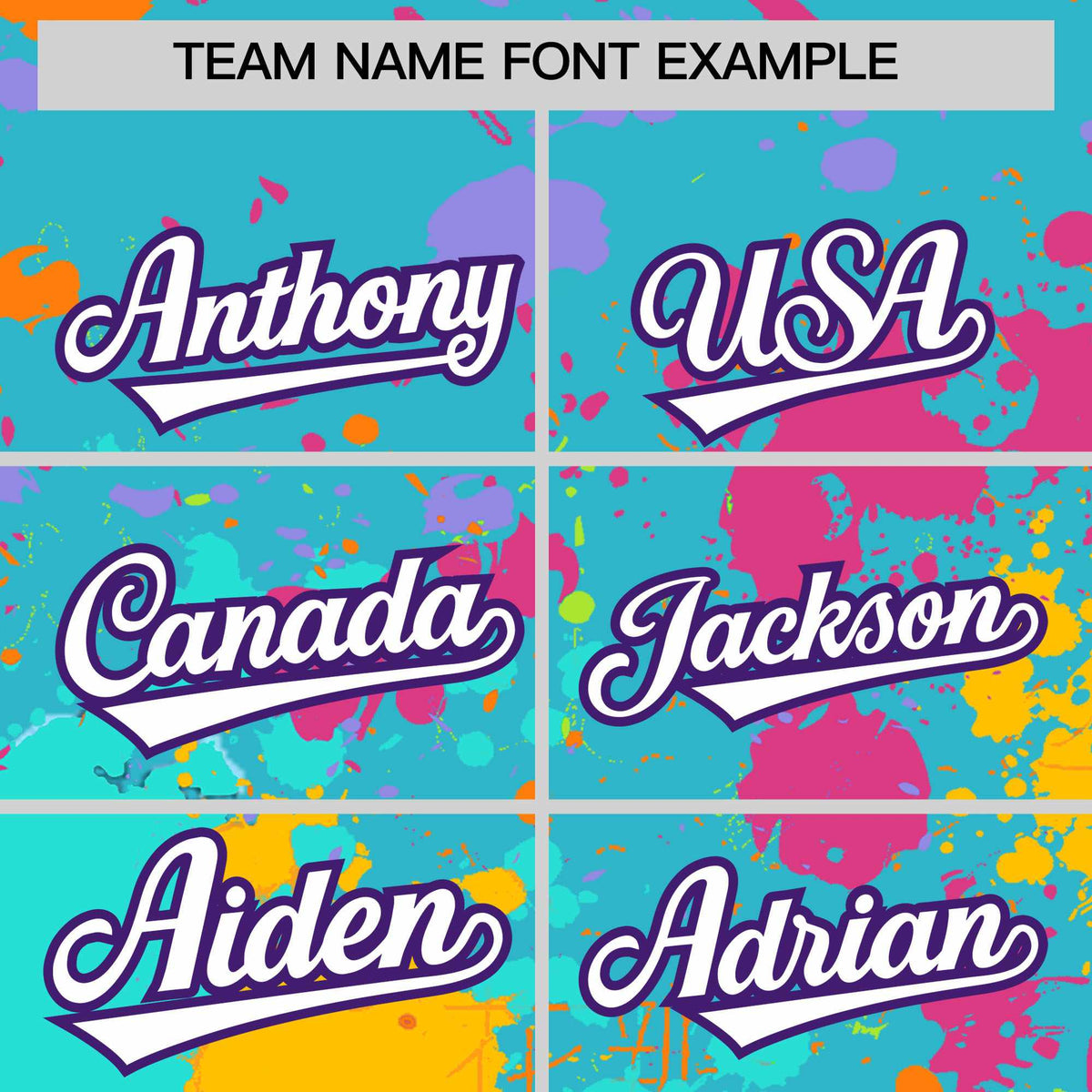 Custom Sky Blue Graffiti Fashion Baseball Jersey For Women| KXKSHOP