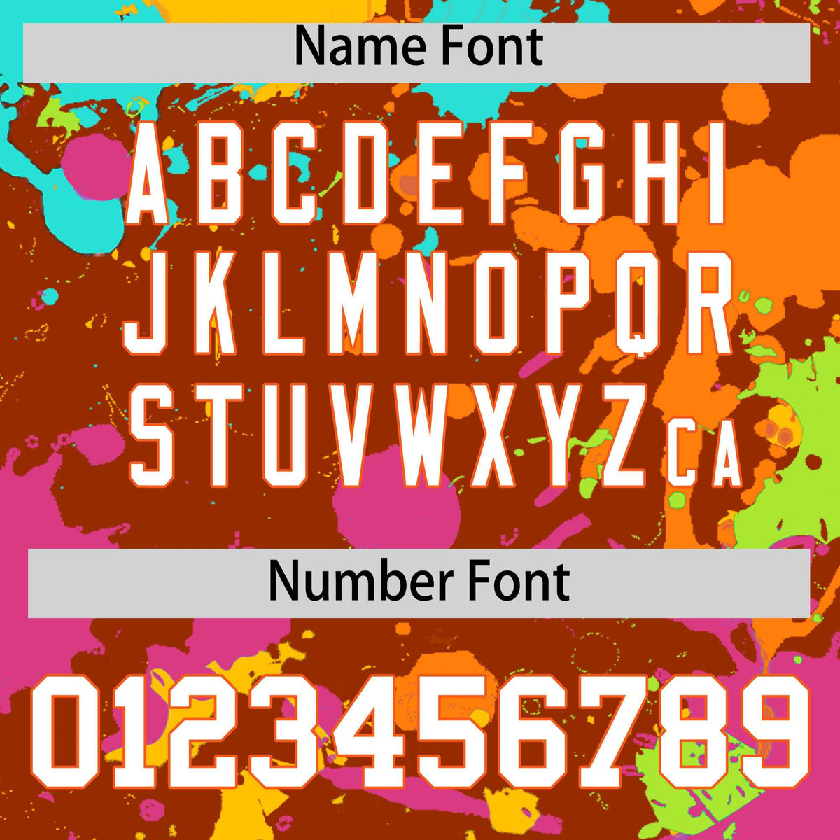 Custom Texas Orange Graffiti Fashion Baseball Jersey For Women| KXKSHOP