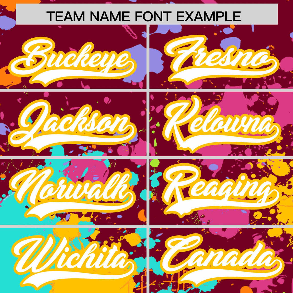 Custom Crimson Graffiti Fashion Baseball Jersey For Women| KXKSHOP