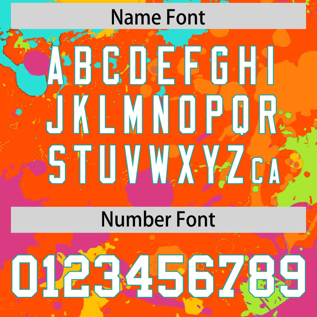 Custom Orange Graffiti Fashion Baseball Jersey For Women| KXKSHOP