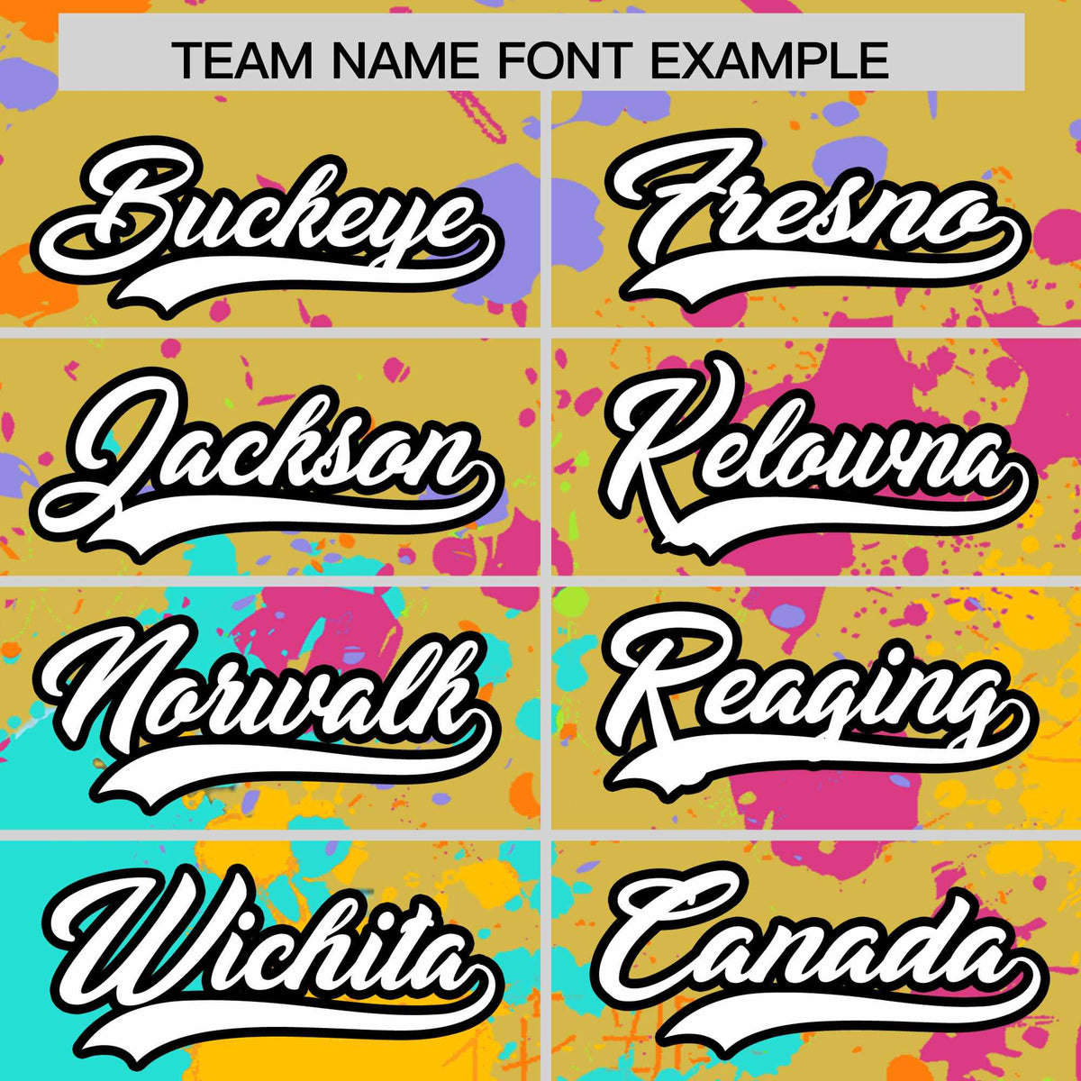 Custom Old Gold Graffiti Fashion Baseball Jersey For Women| KXKSHOP