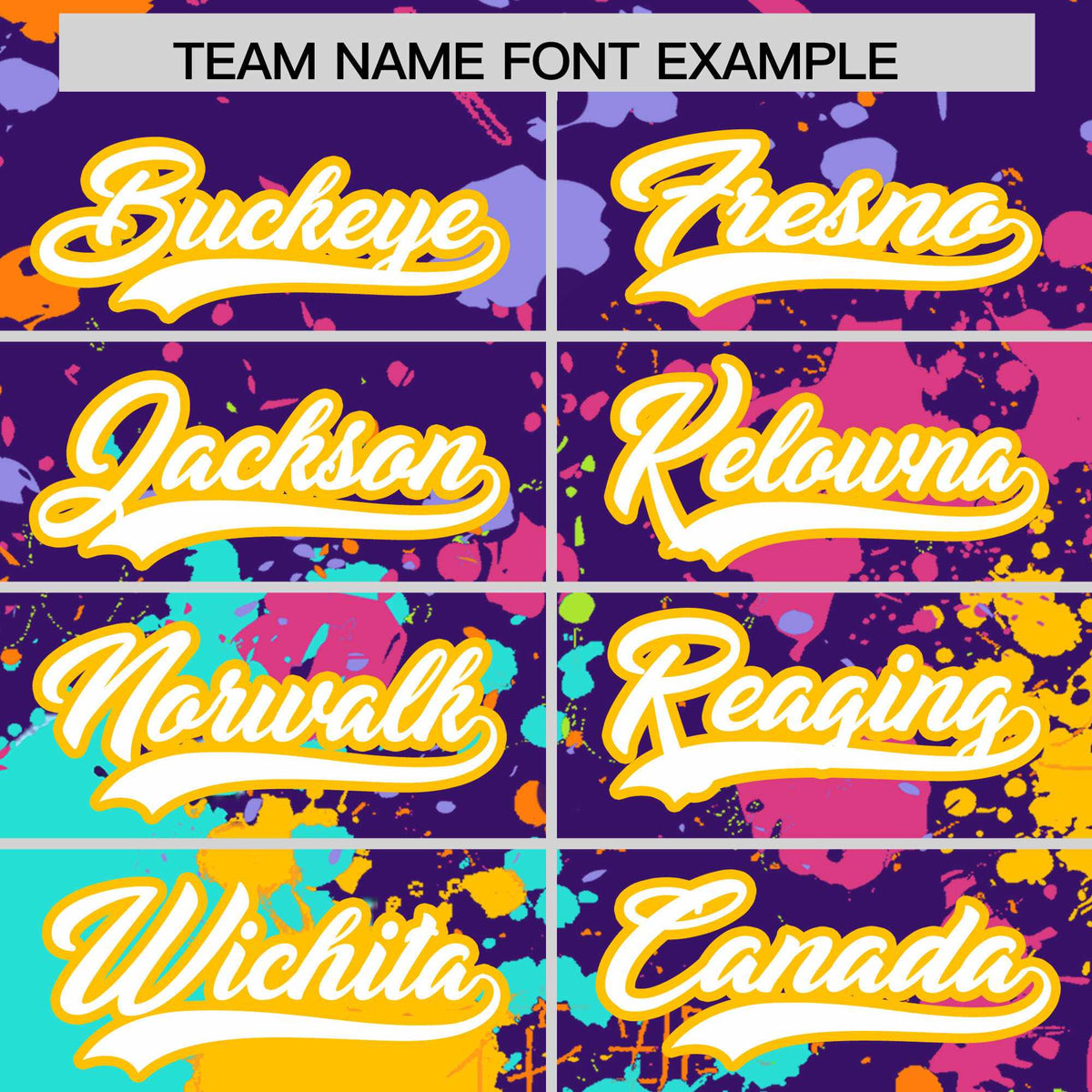 Custom Purple Graffiti Fashion Baseball Jersey For Women| KXKSHOP