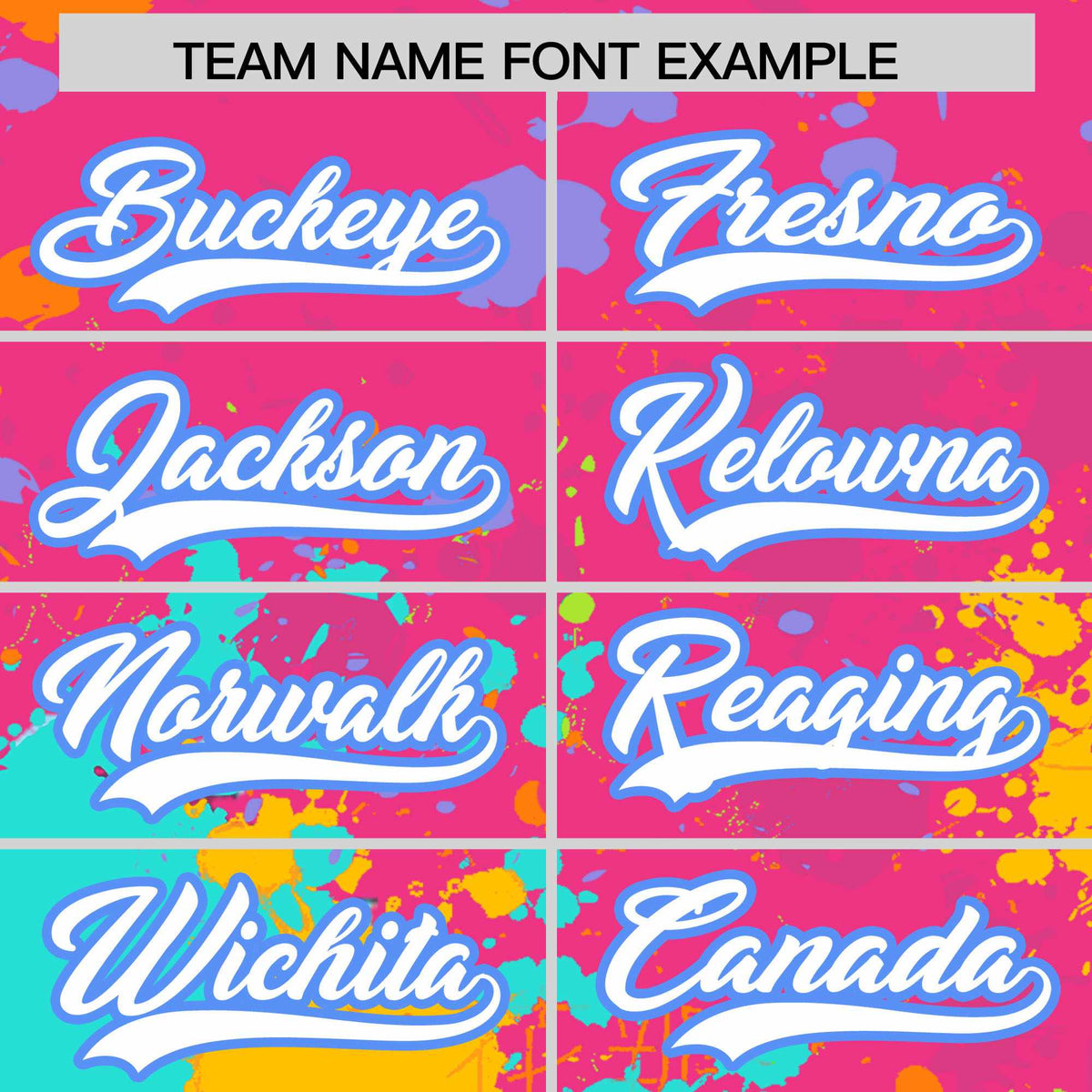 Custom Pink Graffiti Fashion Baseball Jersey For Women| KXKSHOP