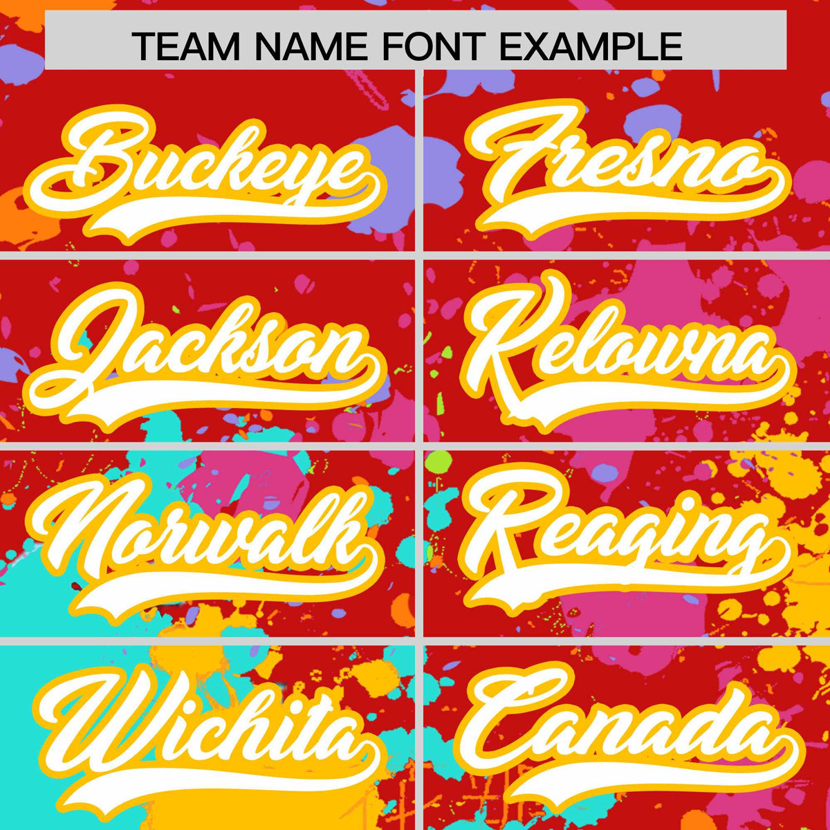 Custom Red Graffiti Fashion Baseball Jersey For Women| KXKSHOP