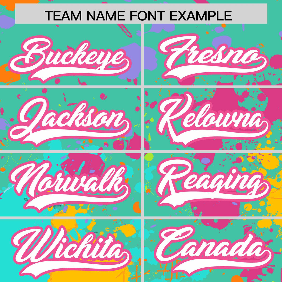 Custom Bright Green Graffiti Fashion Baseball Jersey For Women| KXKSHOP