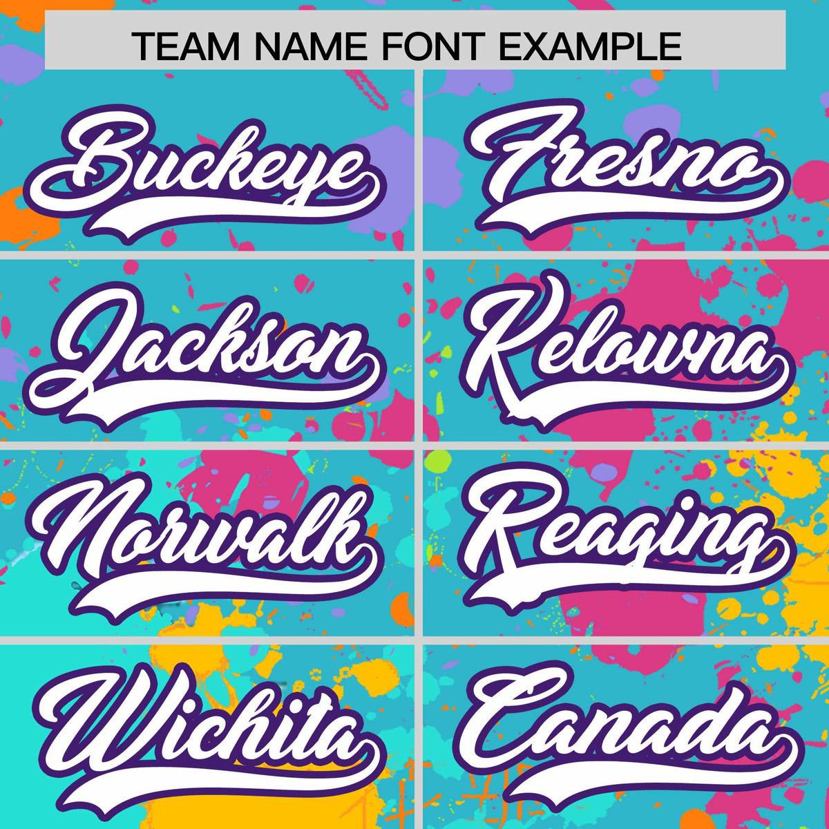 Custom Sky Blue Graffiti Fashion Baseball Jersey For Women| KXKSHOP