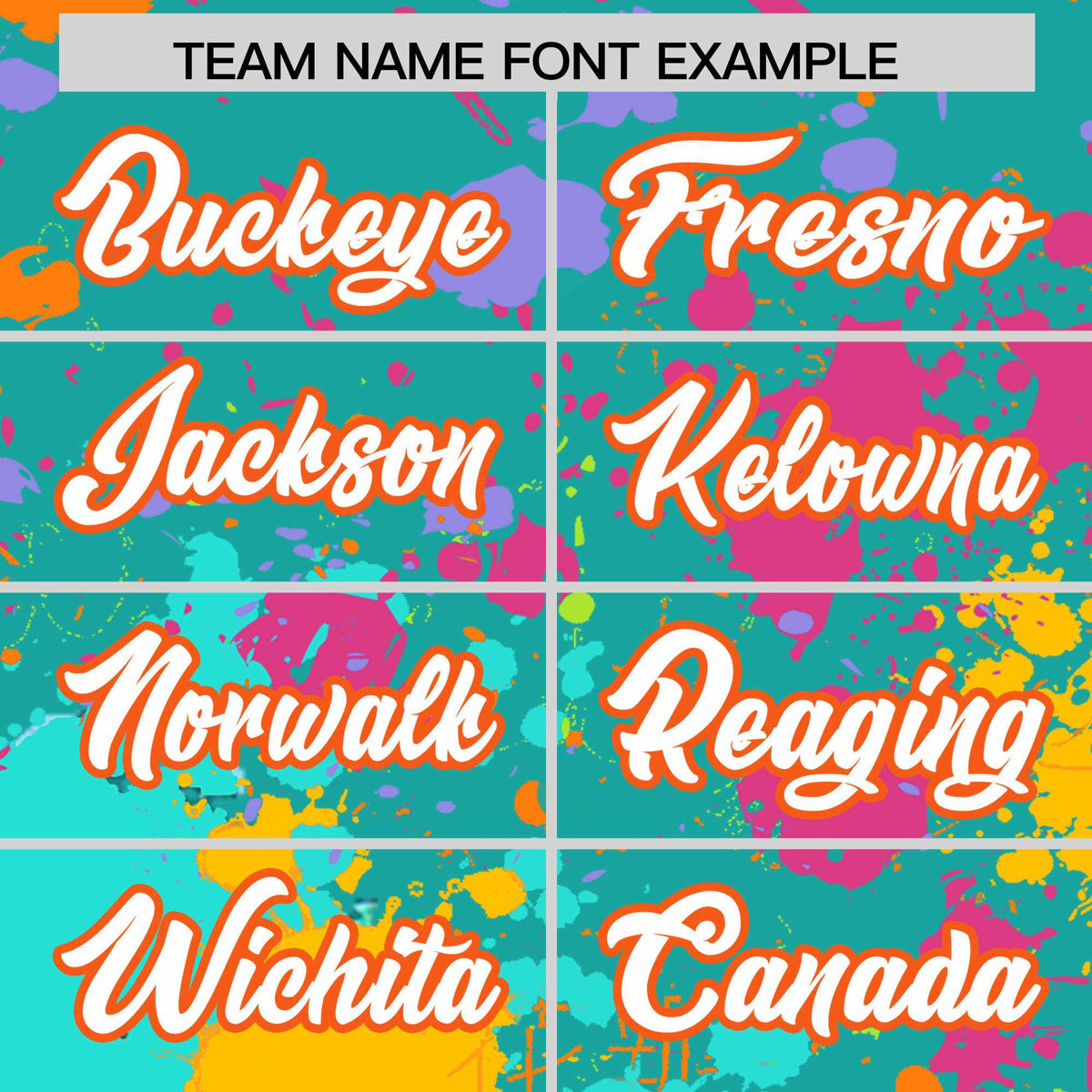 Custom Aqua Graffiti Fashion Baseball Jersey For Women| KXKSHOP