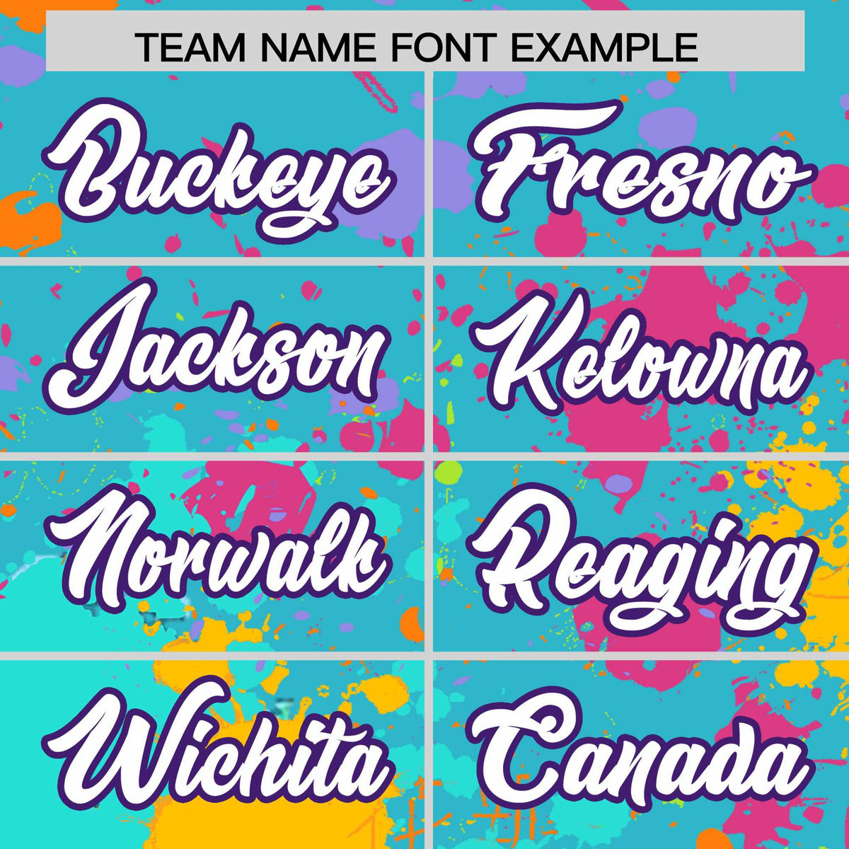 Custom Sky Blue Graffiti Fashion Baseball Jersey For Women| KXKSHOP