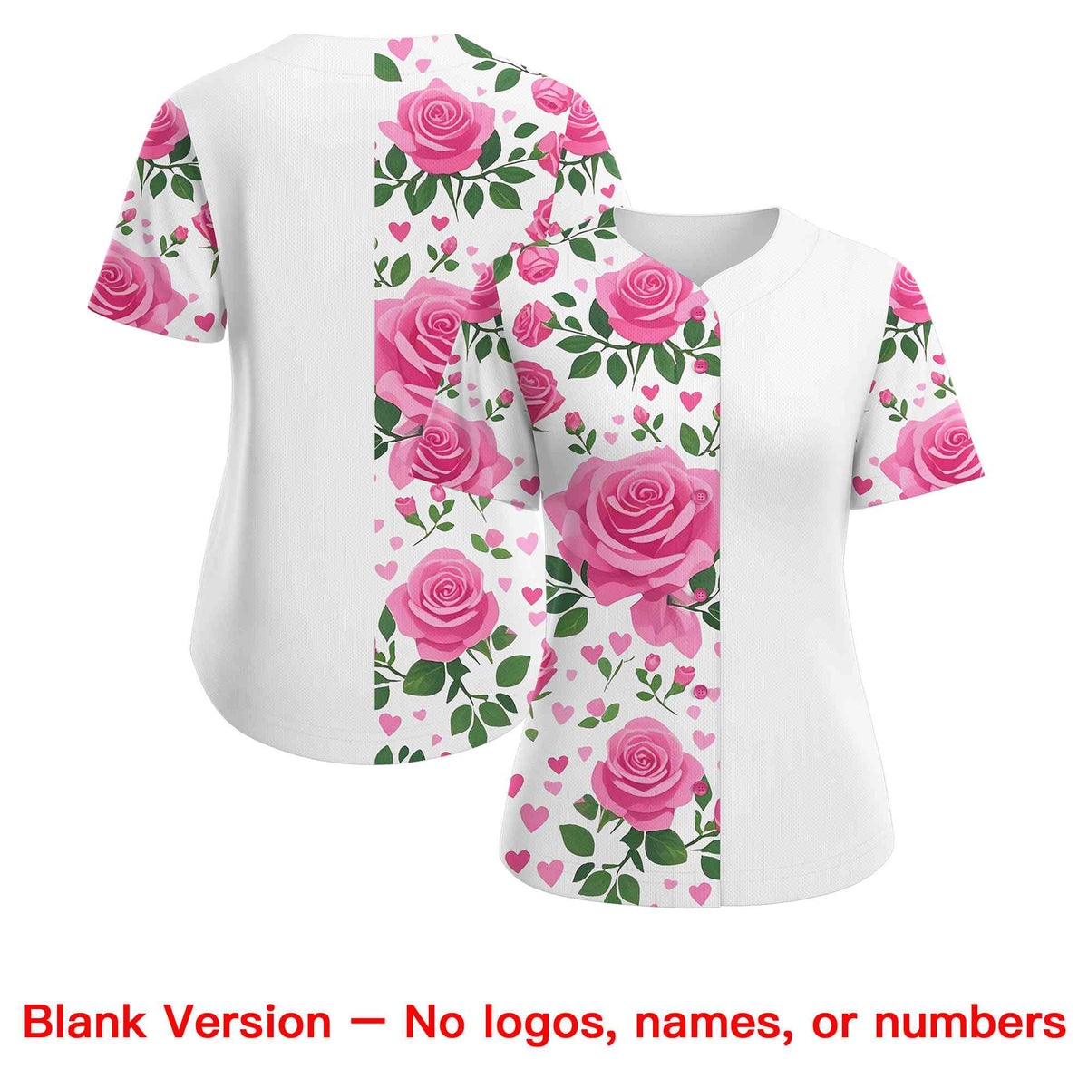 Custom White Black Breast Cancer Awareness Month Pink Ribbon Authentic Baseball Jersey for Women| KXKSHOP