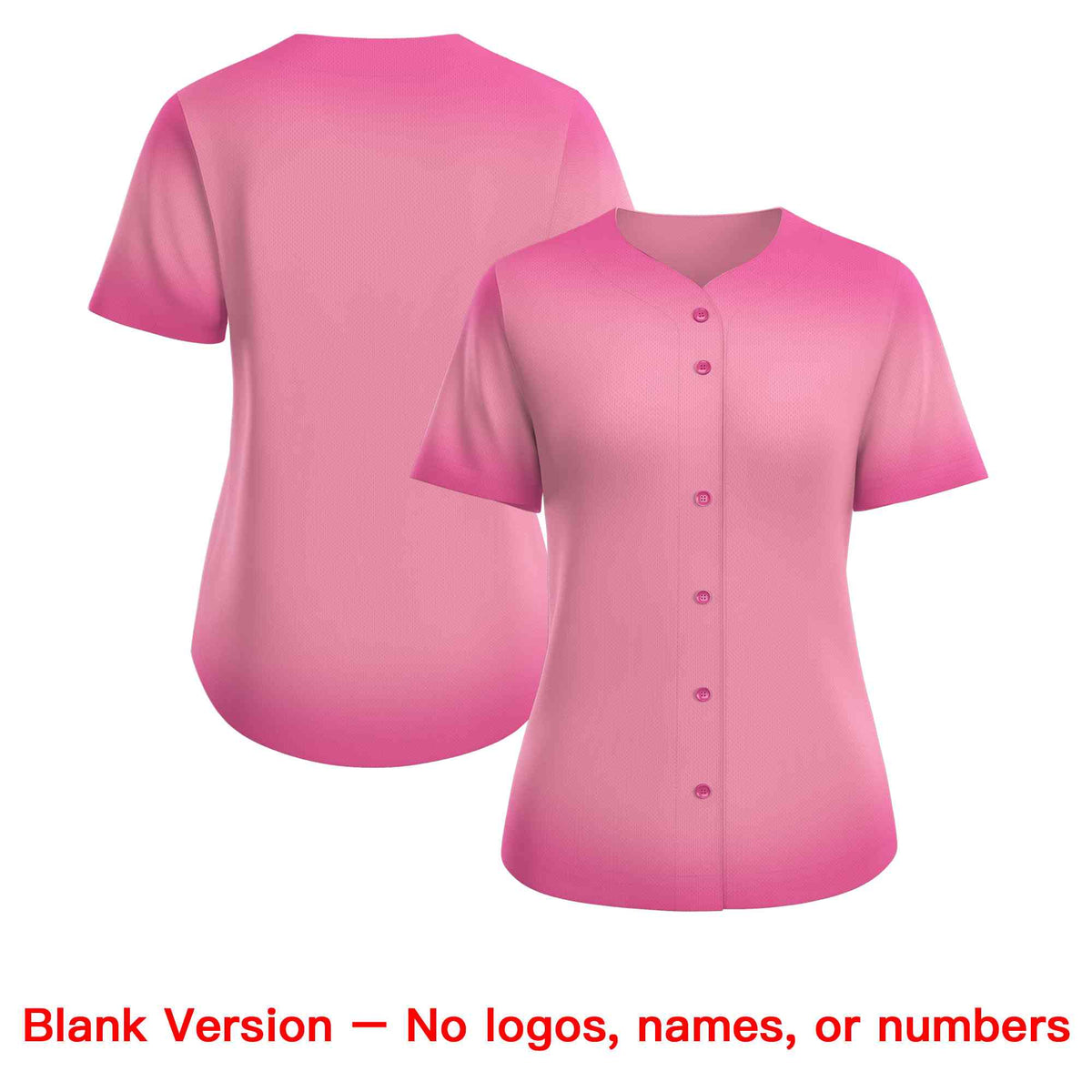 Custom Light Pink Pink Breast Cancer Awareness Month Pink Ribbon Authentic Baseball Jersey for Women| KXKSHOP