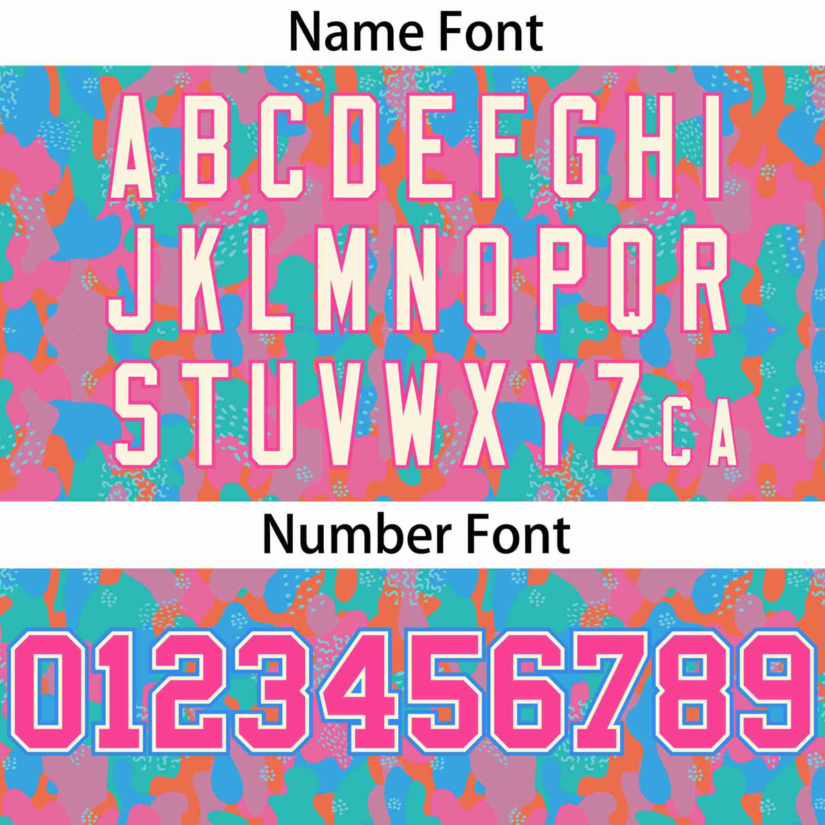 Custom Pink Cream-Powder Blue Camo Outdoor Windbreaker Personalized Waterproof Jacket