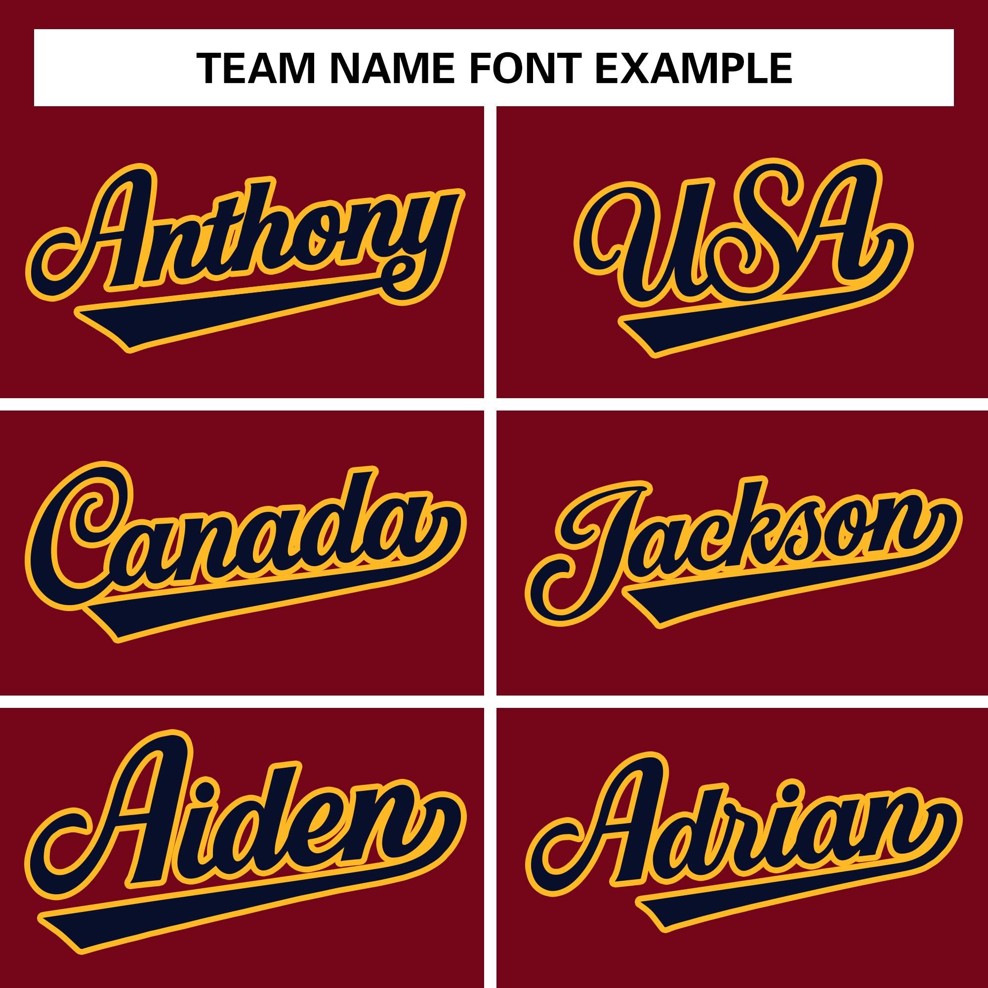 Custom Crimson Navy-Gold Raglan Sleeves Waterproof Jacket