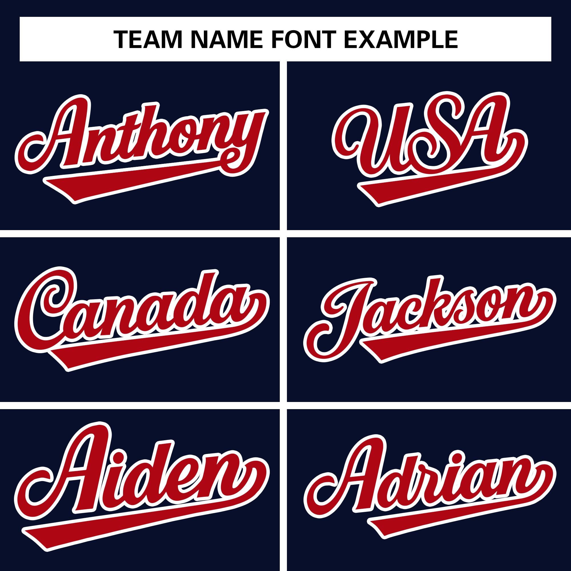 Custom Navy Red-White Raglan Sleeves Waterproof Jacket