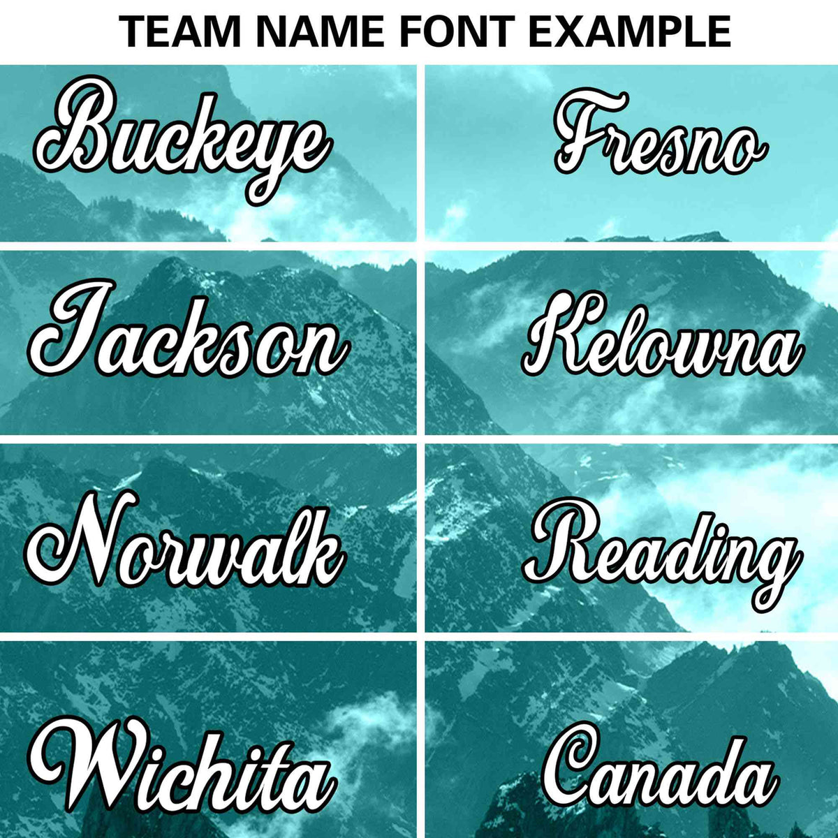 Custom Aqua White Snow Mountain Graffiti Pattern Personalized Outdoor Hooded Waterproof Jacket