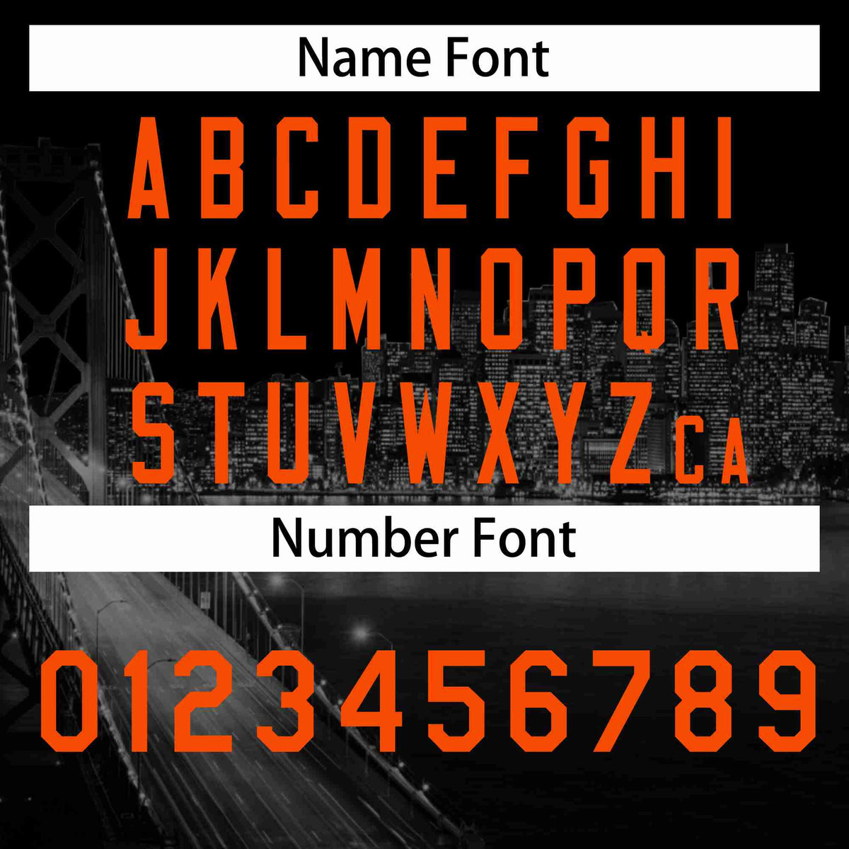 Custom Black Orange-Black San Francisco City Connect Baseball Jersey
