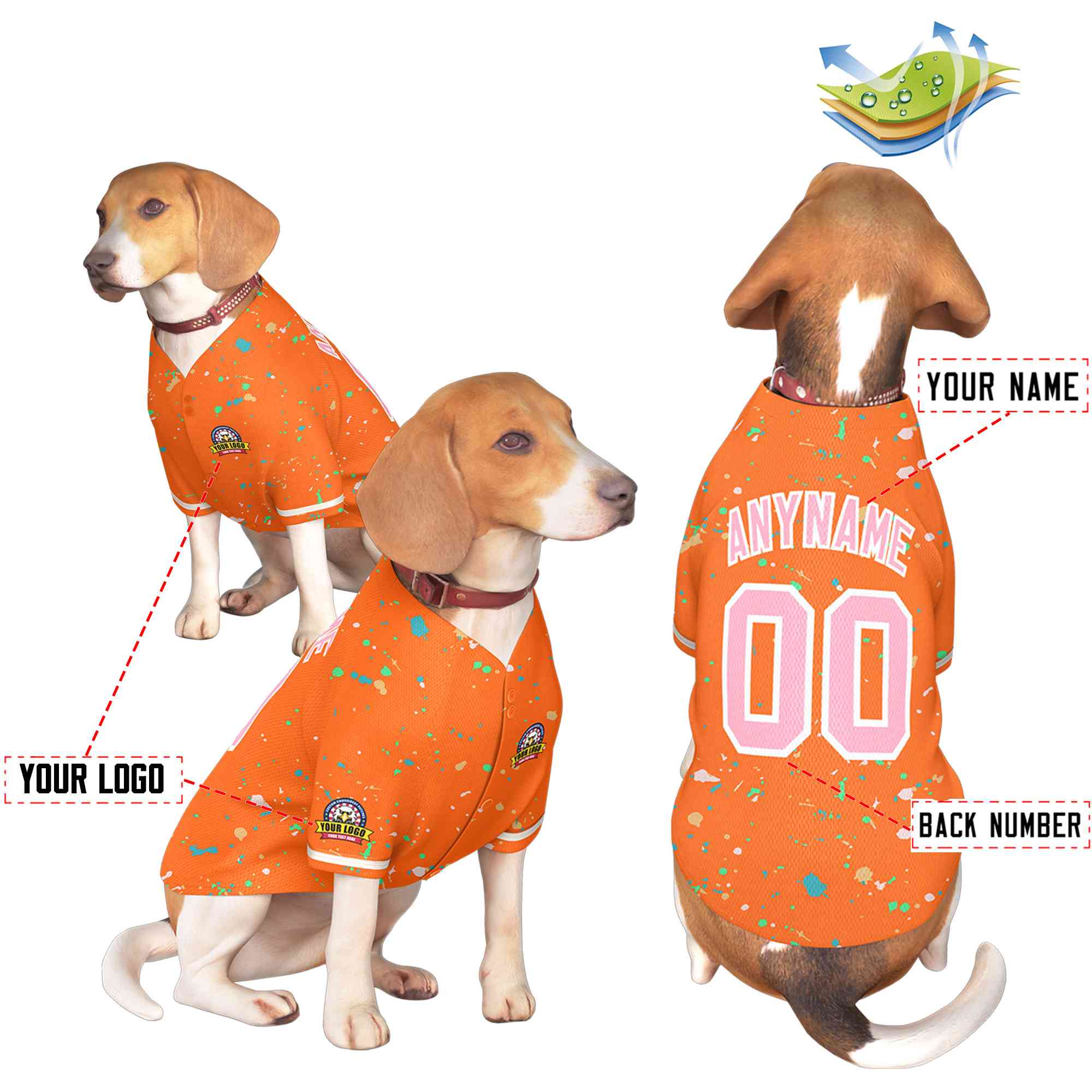 Custom Black Kelly Green Classic Style Dog Jersey |KXKSHOP