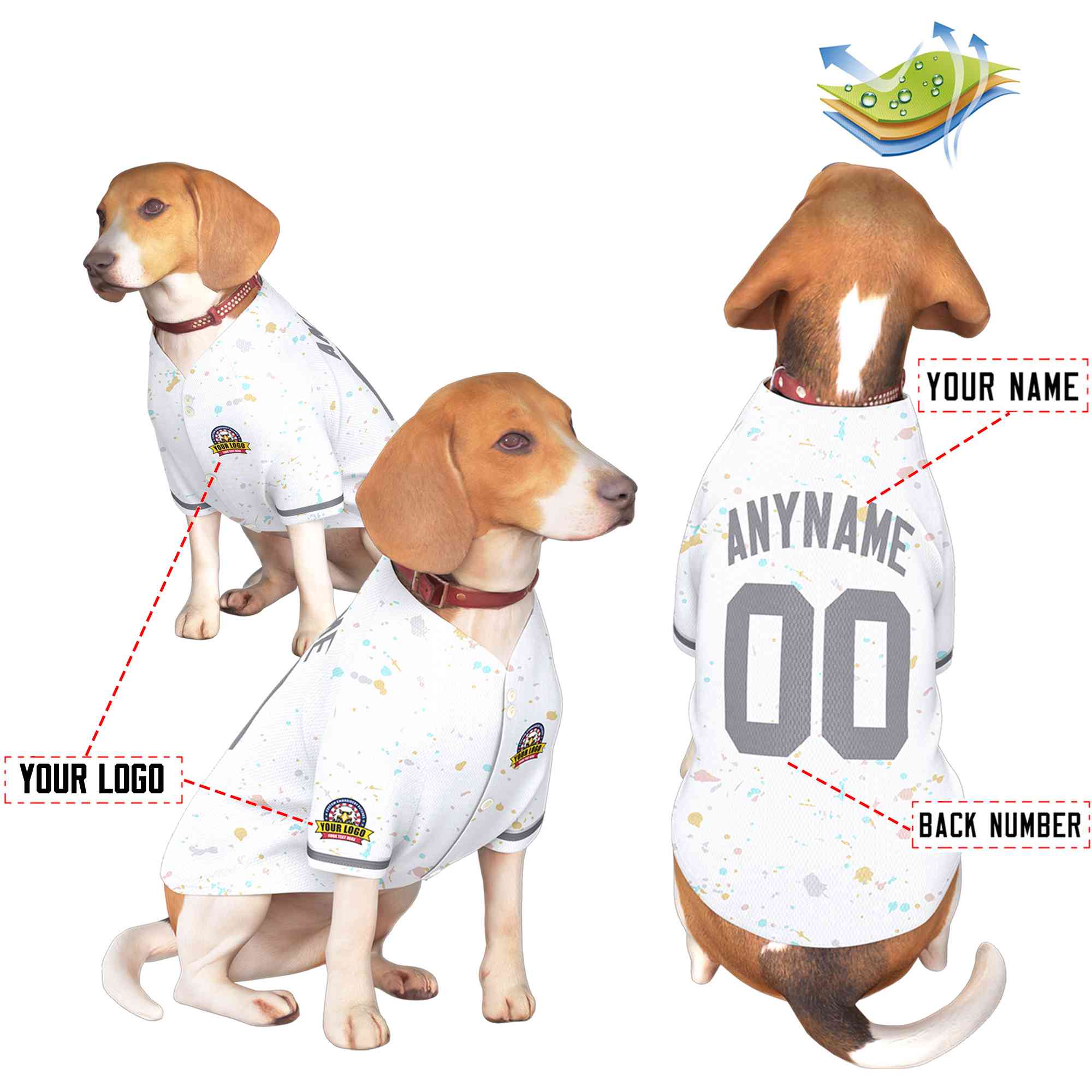 Custom Black Kelly Green Classic Style Dog Jersey |KXKSHOP