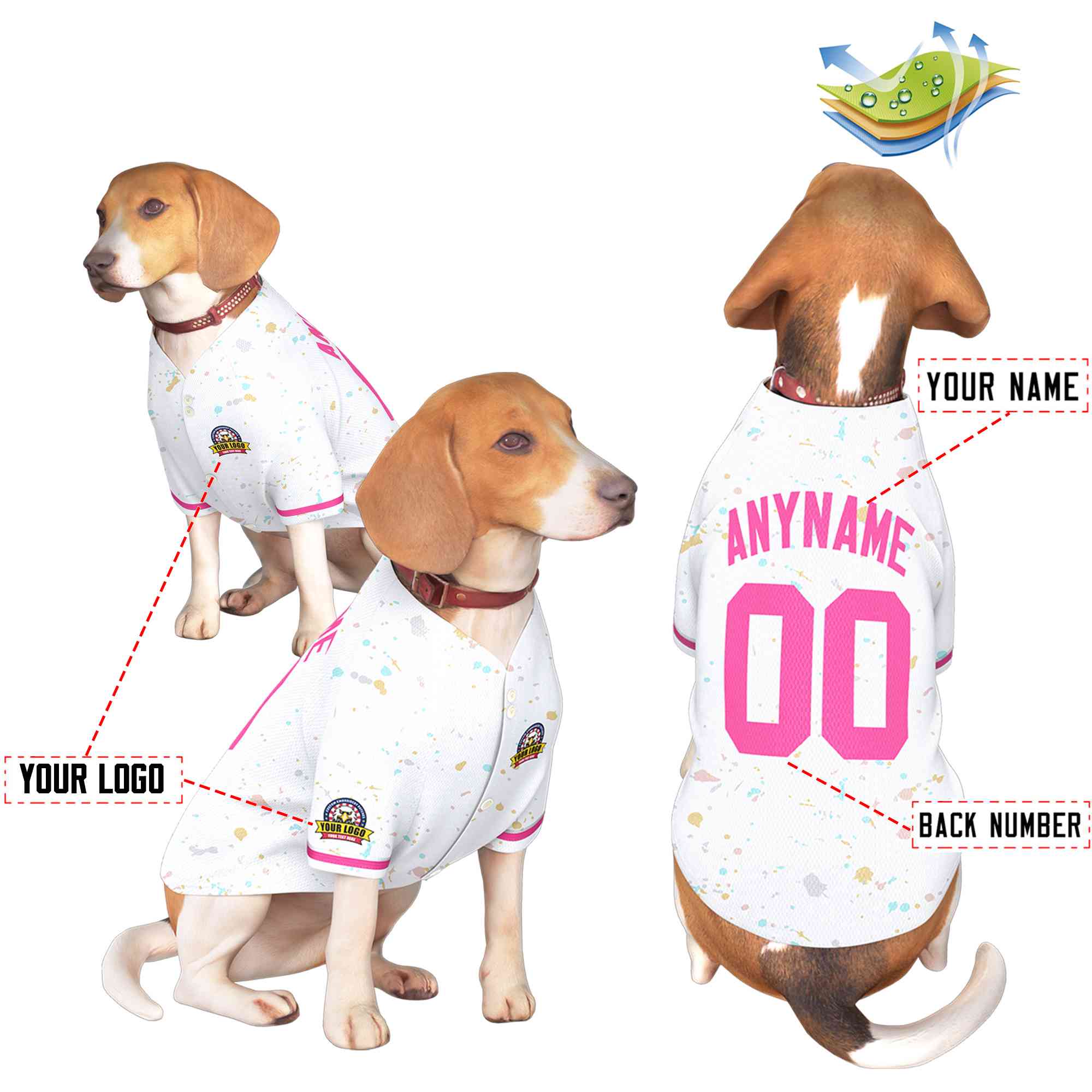 Custom Black Kelly Green Classic Style Dog Jersey |KXKSHOP