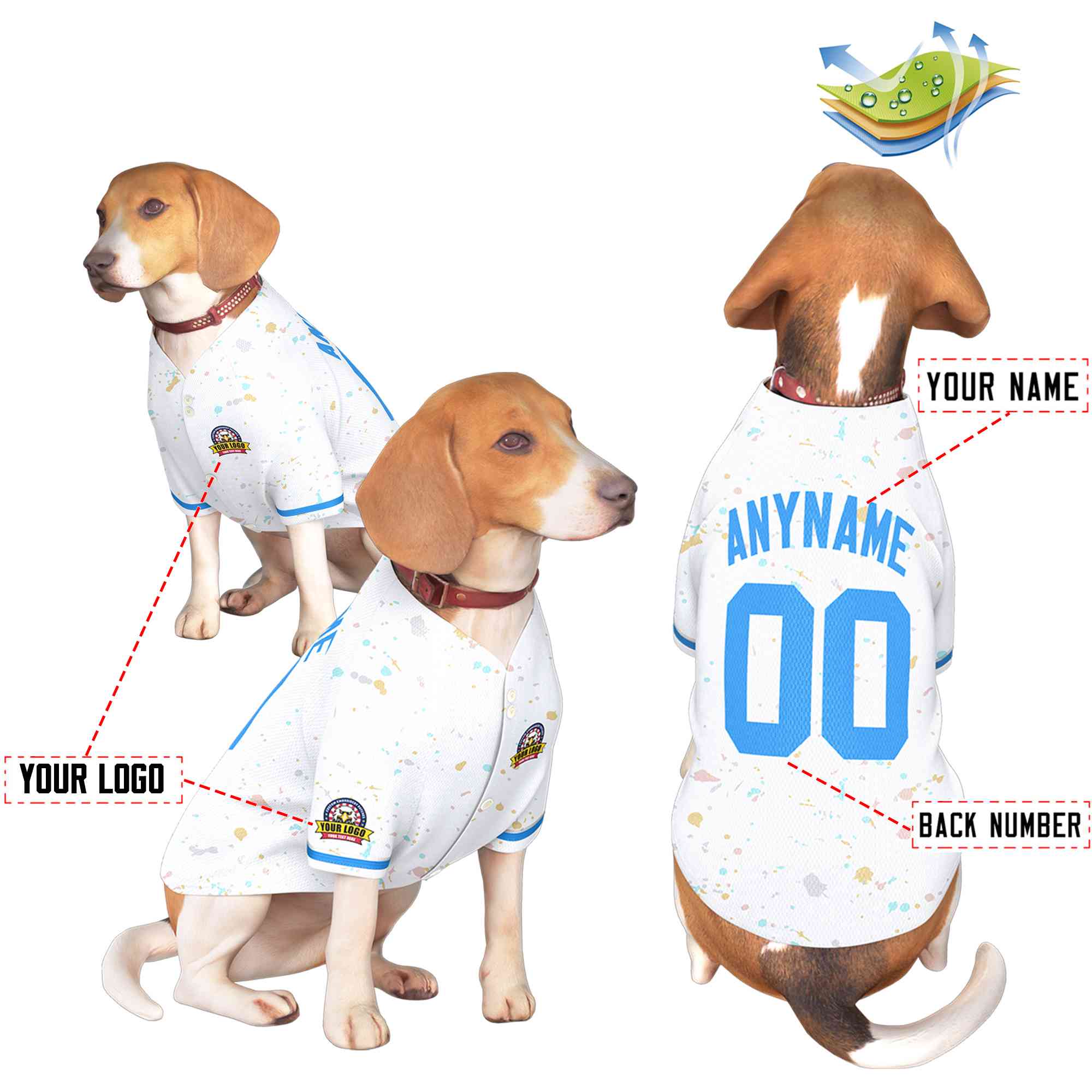 Custom Black Kelly Green Classic Style Dog Jersey |KXKSHOP