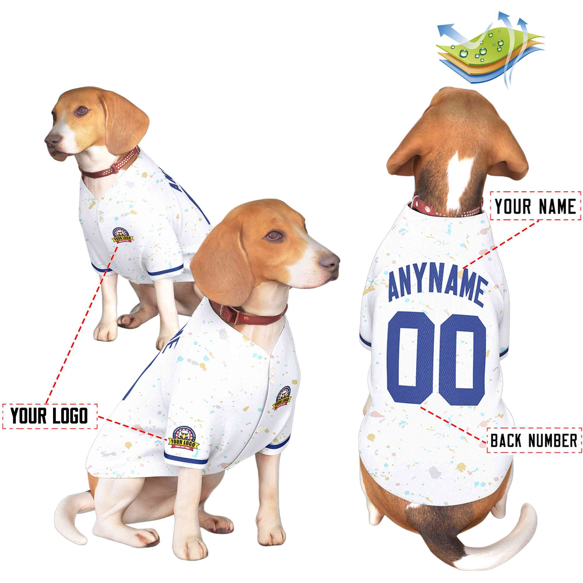 Custom Black Kelly Green Classic Style Dog Jersey |KXKSHOP