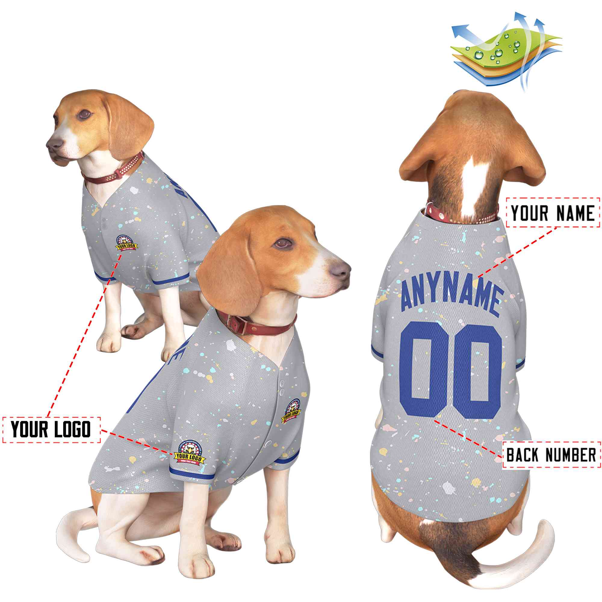 Custom Black Kelly Green Classic Style Dog Jersey |KXKSHOP
