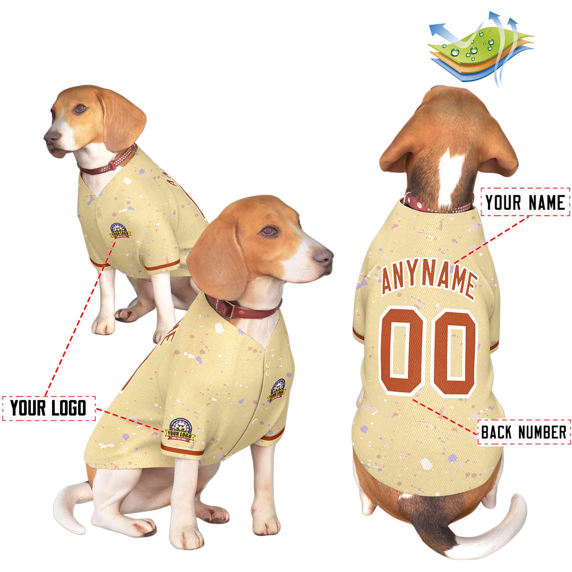 Custom Black Kelly Green Classic Style Dog Jersey |KXKSHOP