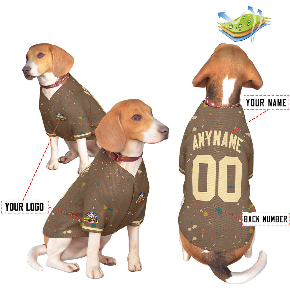 Custom Black Kelly Green Classic Style Dog Jersey |KXKSHOP