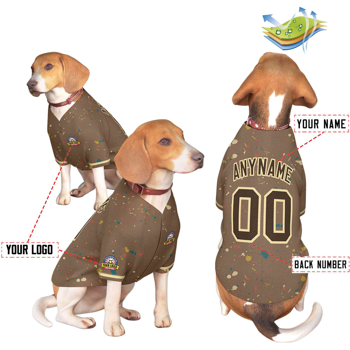 Custom Black Kelly Green Classic Style Dog Jersey |KXKSHOP