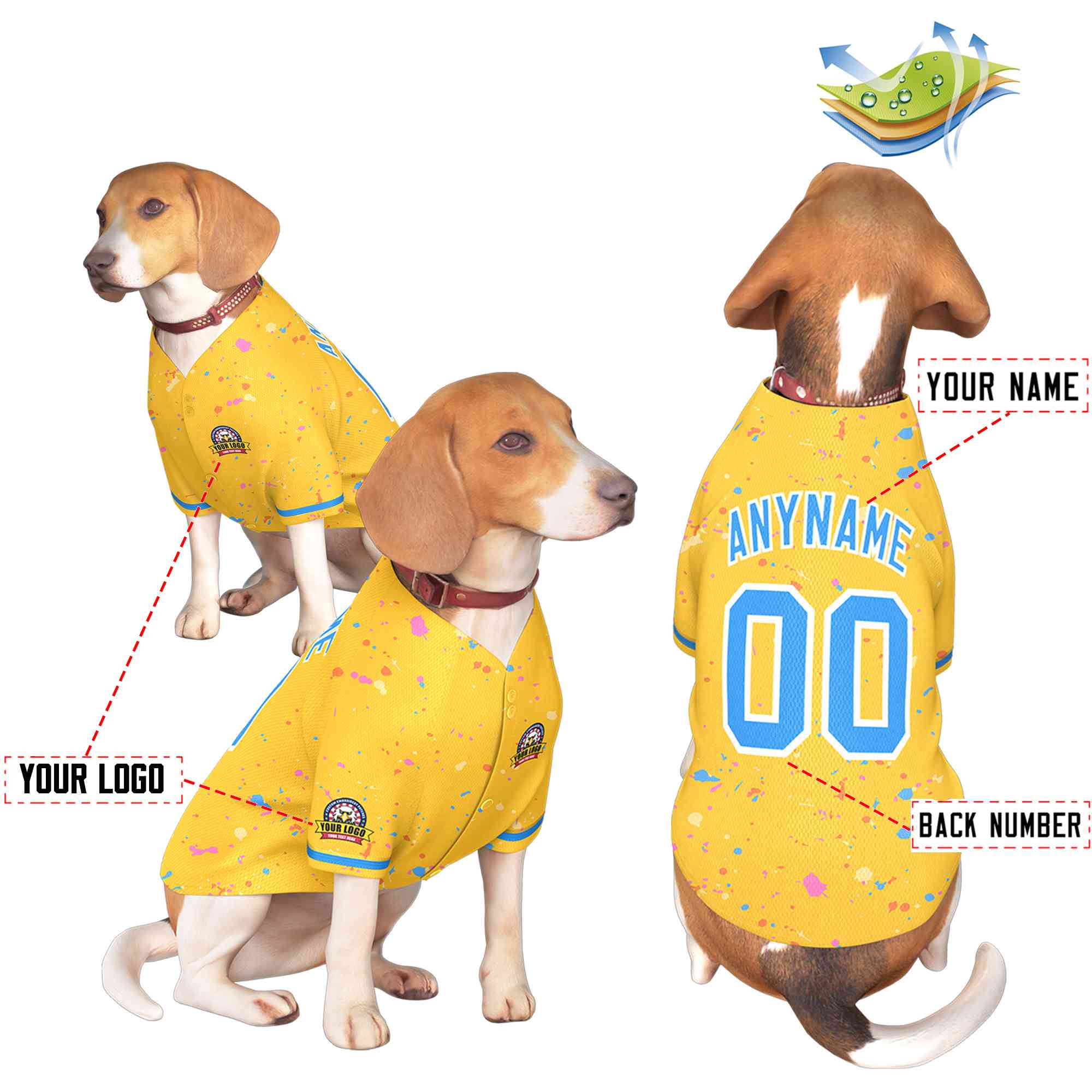 Custom Black Kelly Green Classic Style Dog Jersey |KXKSHOP