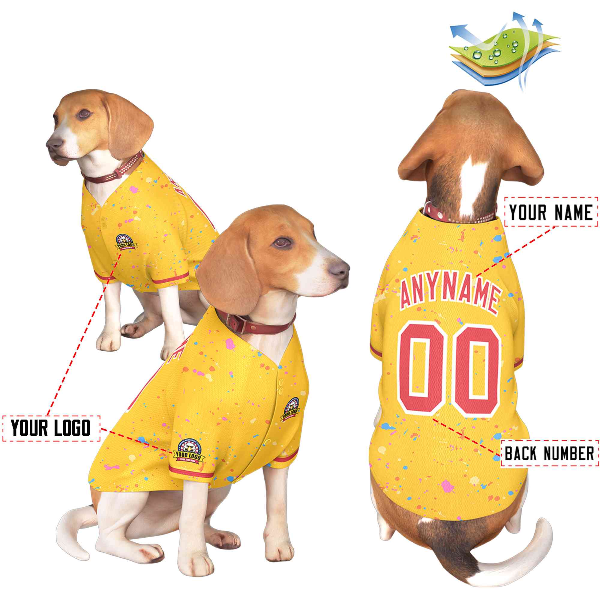Custom Black Kelly Green Classic Style Dog Jersey |KXKSHOP