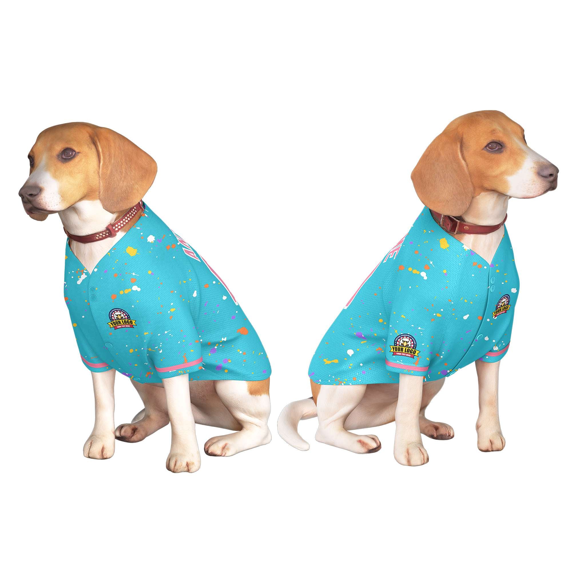 Custom Black Kelly Green Classic Style Dog Jersey |KXKSHOP