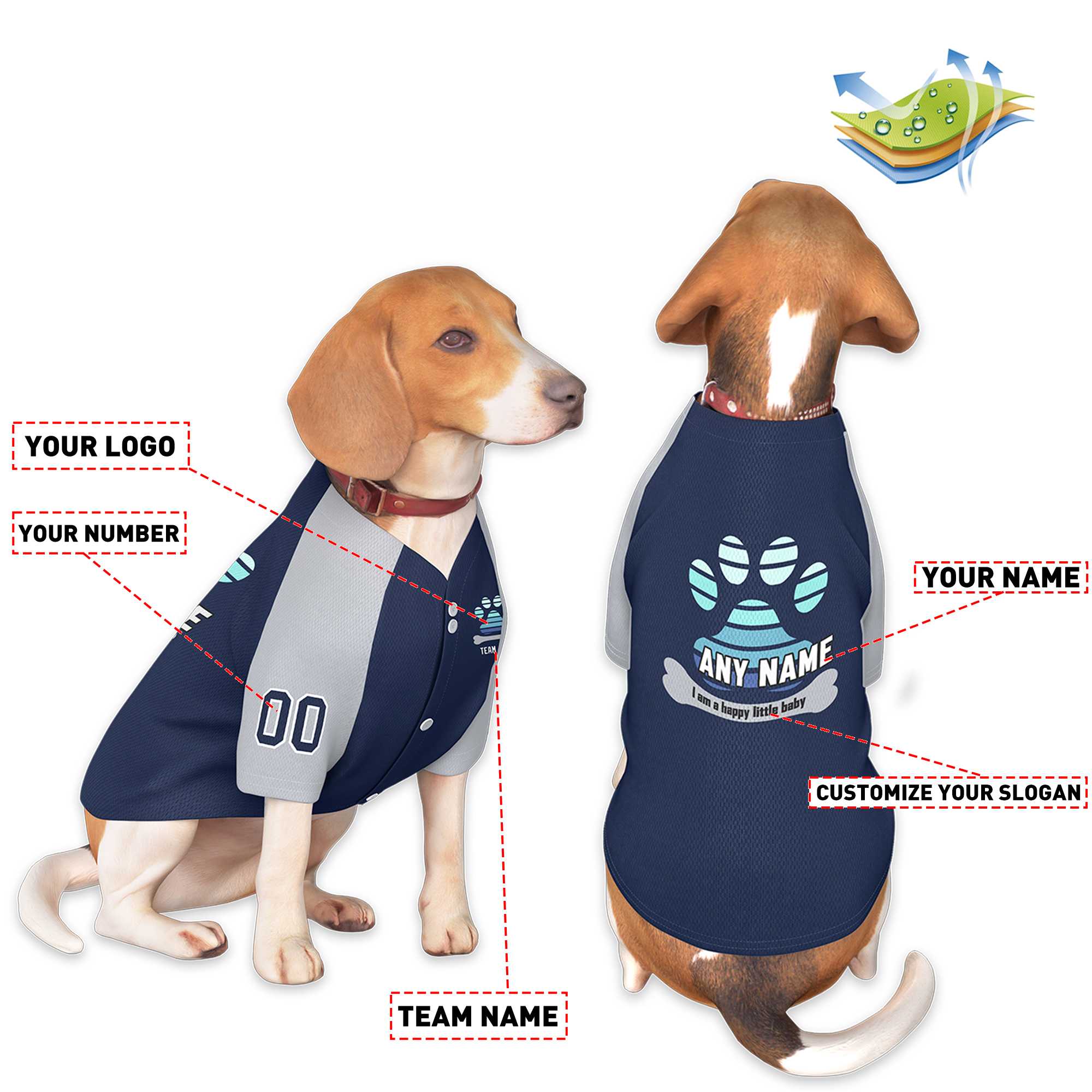 Custom Black Kelly Green Classic Style Dog Jersey |KXKSHOP