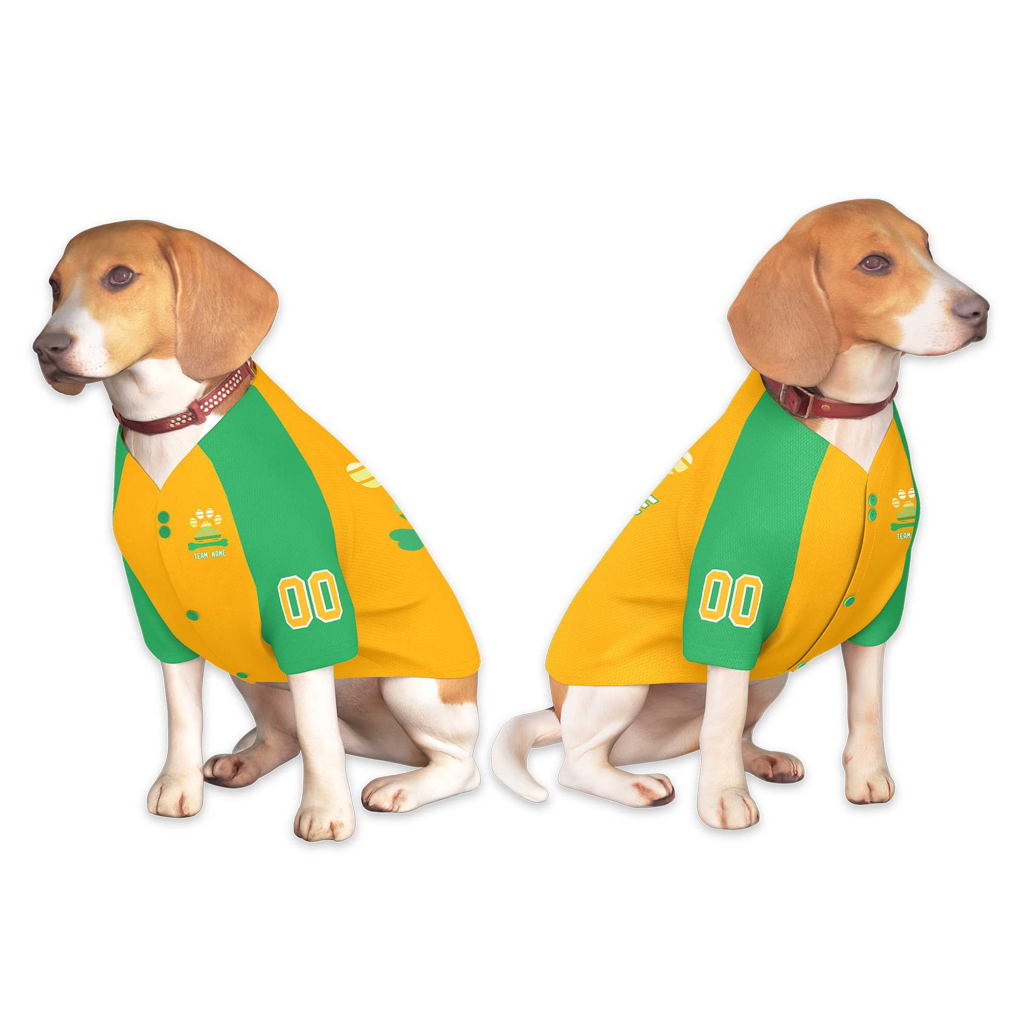 Custom Black Kelly Green Classic Style Dog Jersey |KXKSHOP