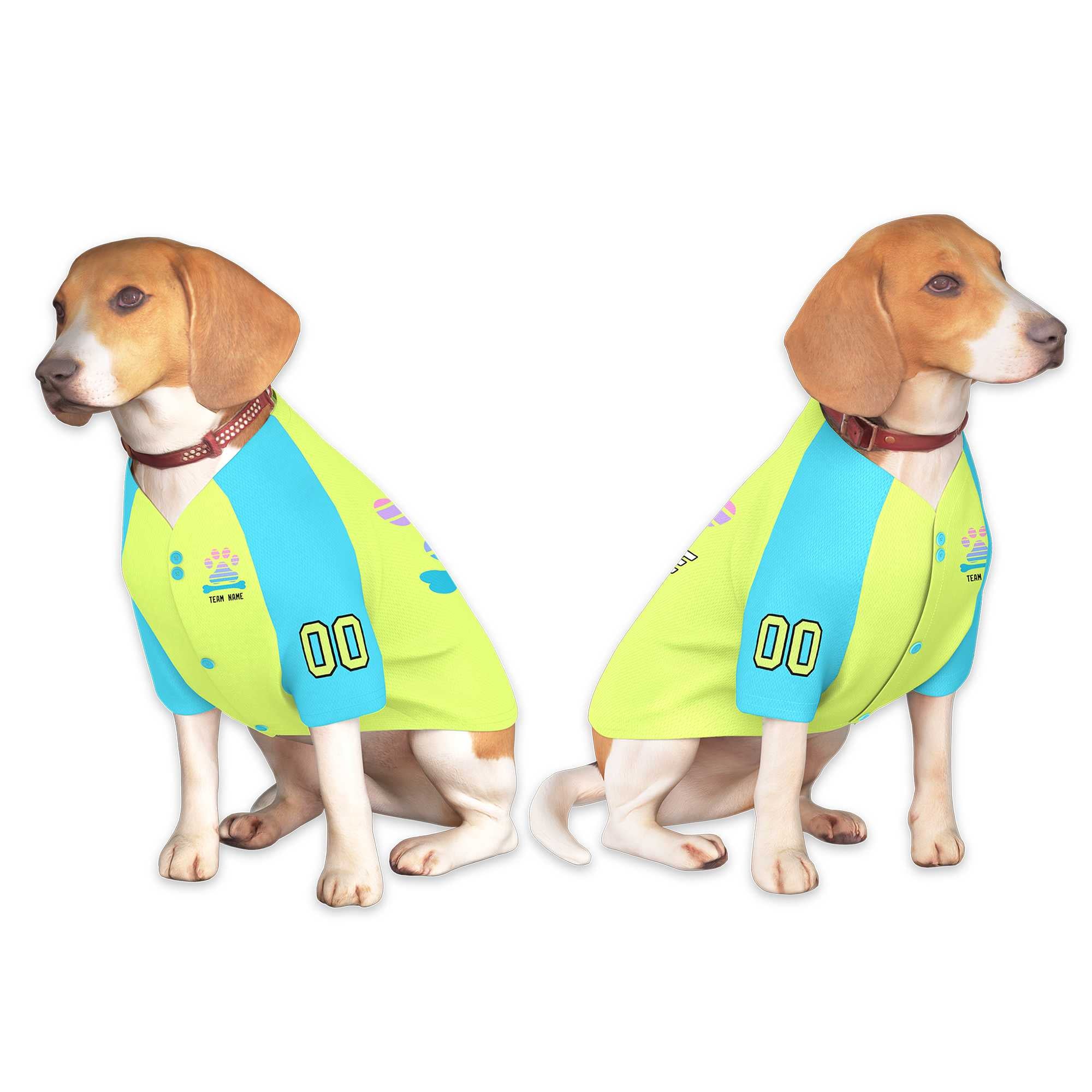 Custom Black Kelly Green Classic Style Dog Jersey |KXKSHOP