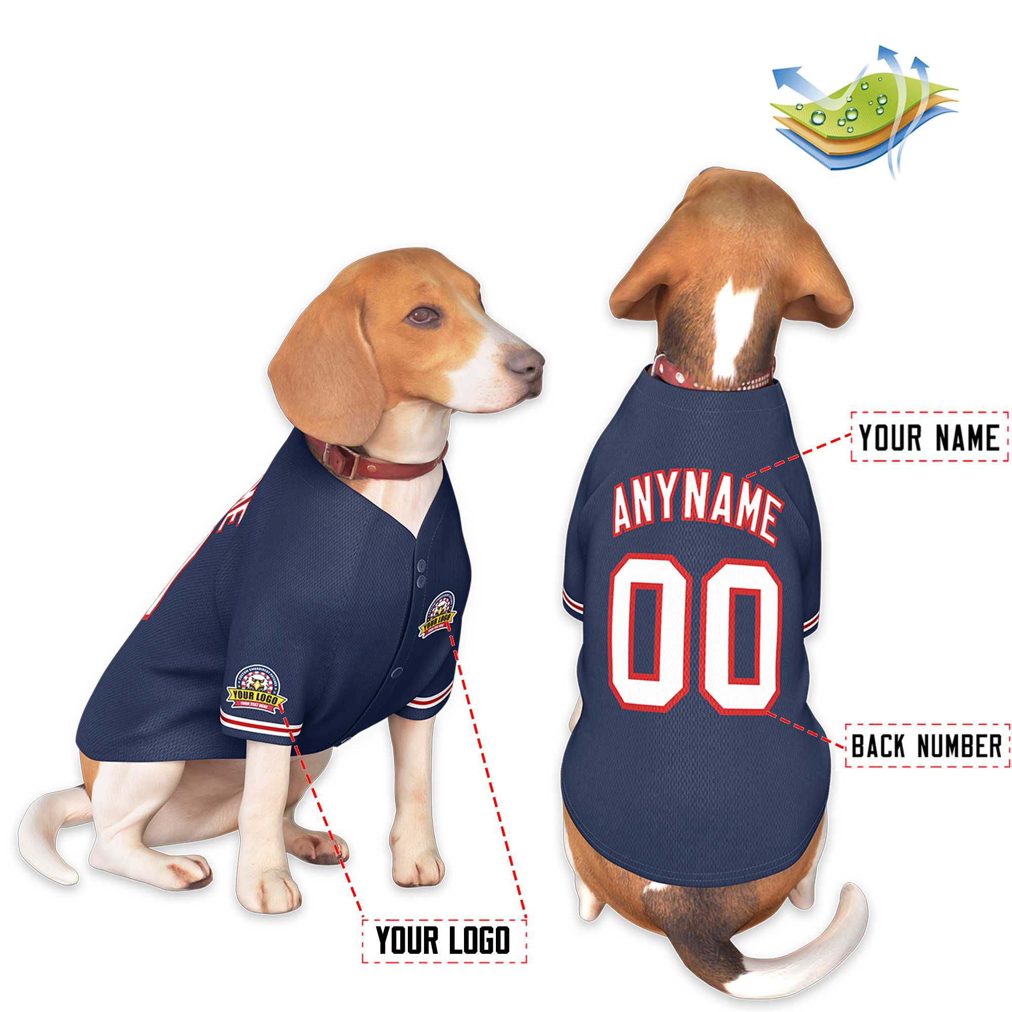 Custom Black Kelly Green Classic Style Dog Jersey |KXKSHOP